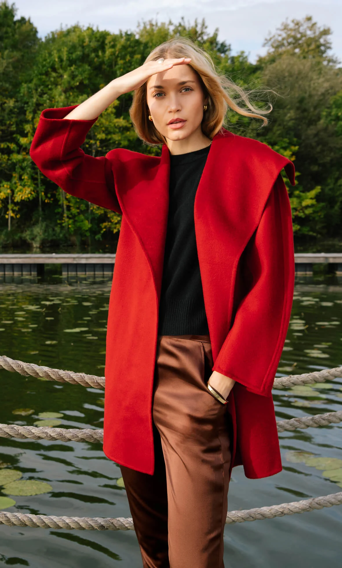 Alba Cashmere Coat - Image 28