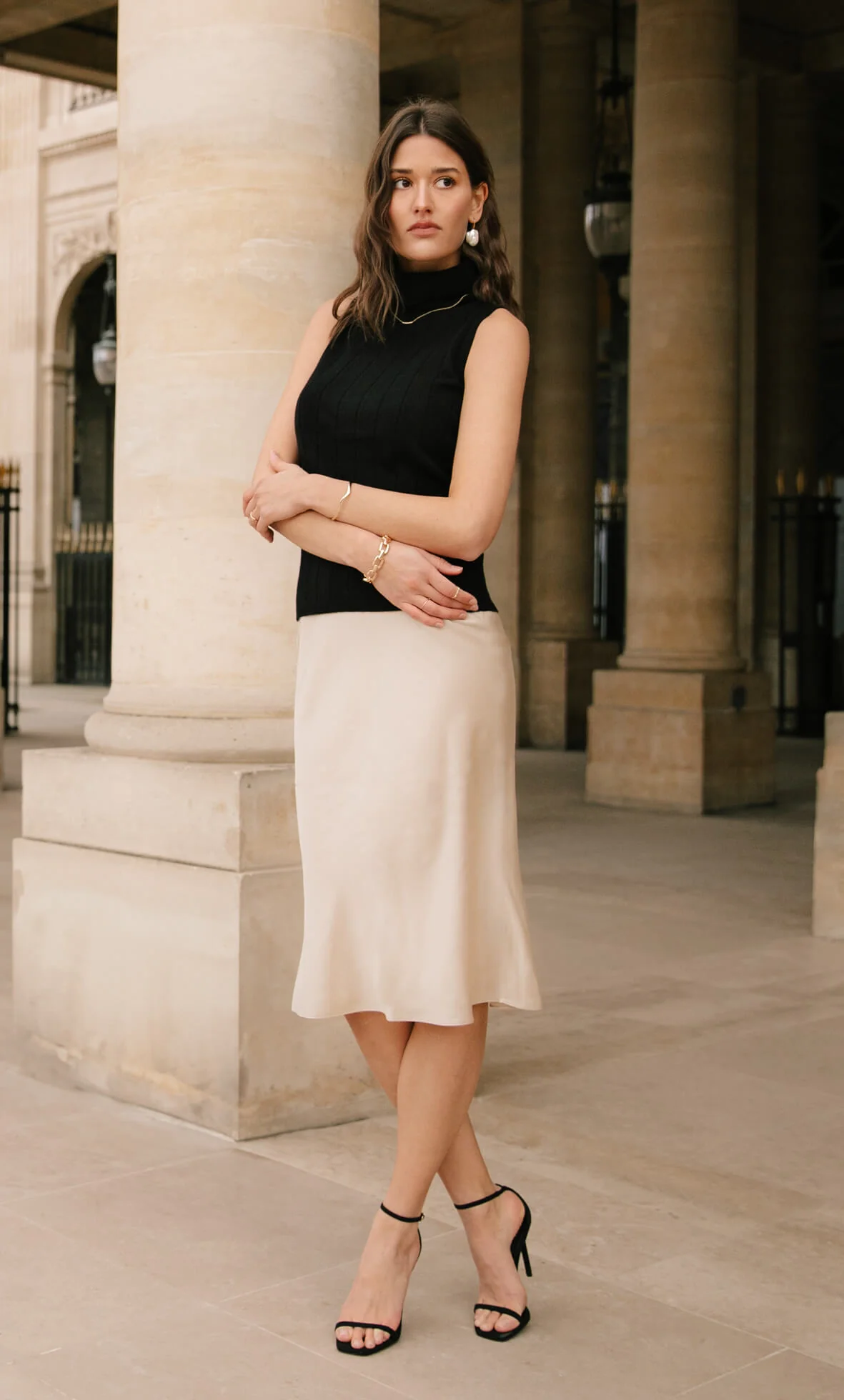 Alessa Silk Skirt - Image 3