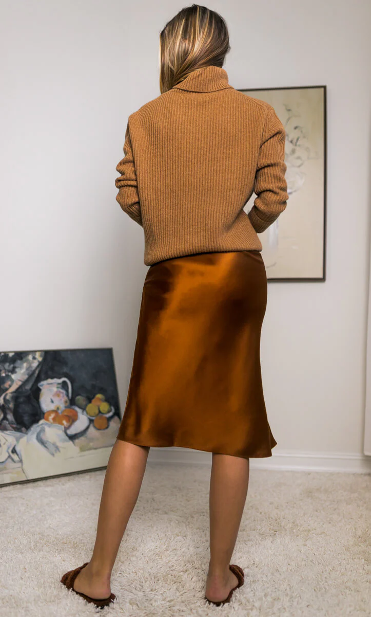 Alessa Silk Skirt - Image 45