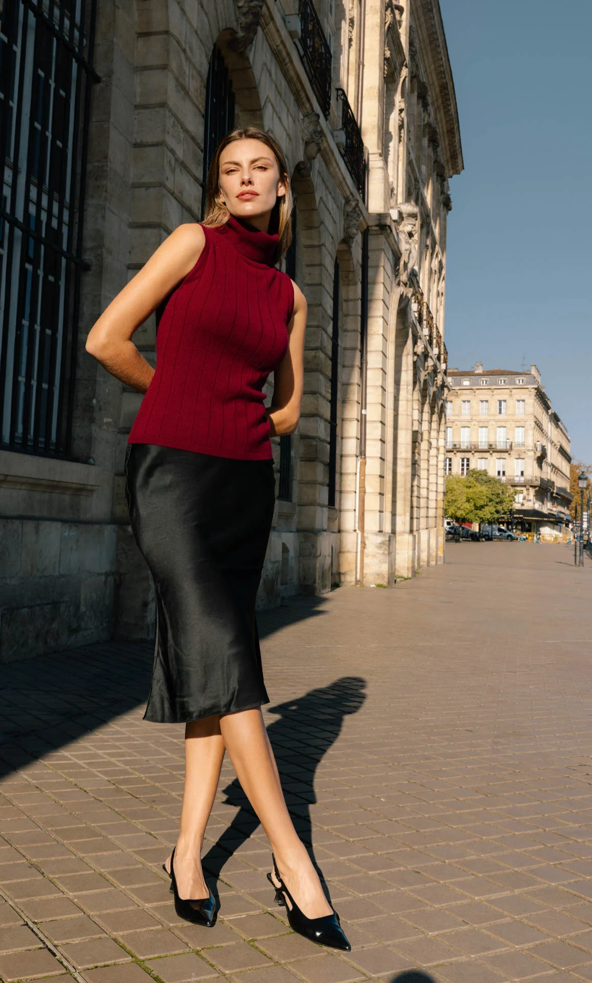 Andrea Cashmere Turtleneck Tank - Image 12