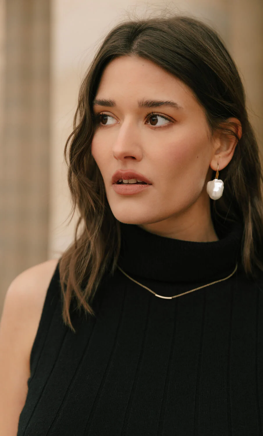 Andrea Cashmere Turtleneck Tank - Image 18