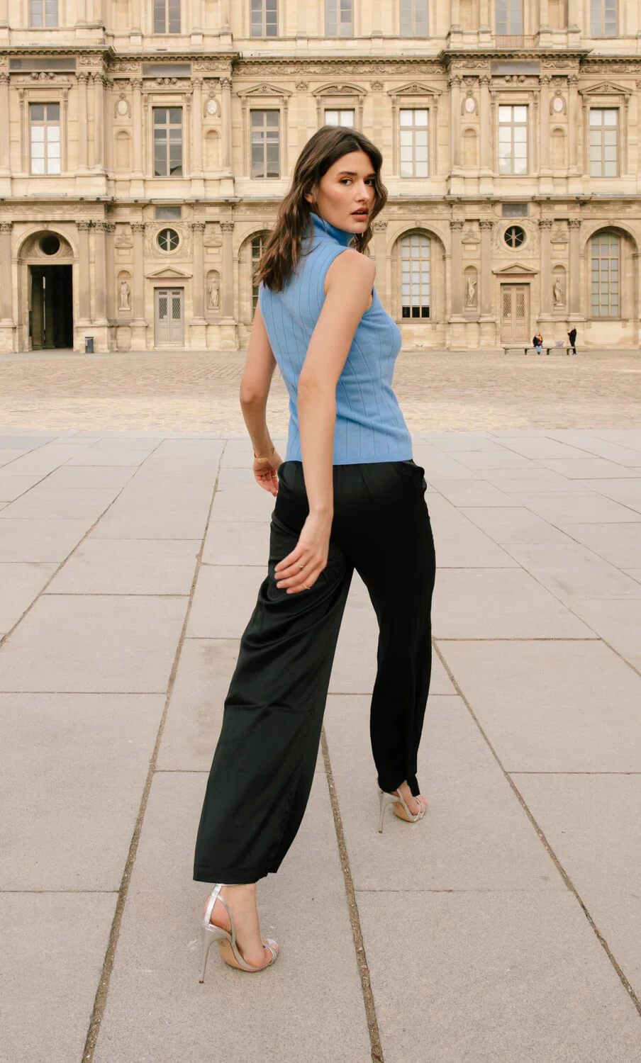 Andrea Cashmere Turtleneck Tank - Image 36