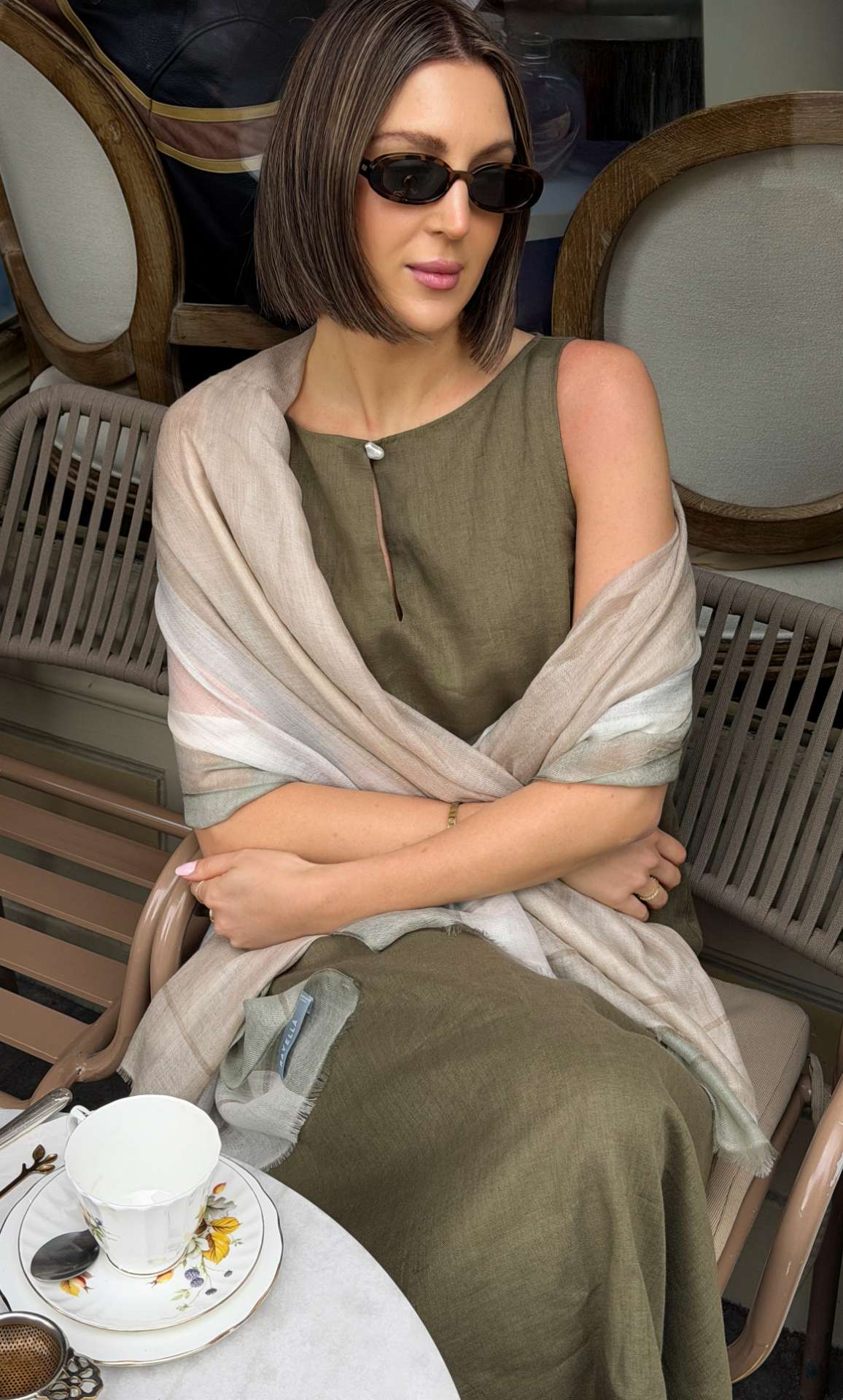 Bellina Italian Linen Dress - Image 6
