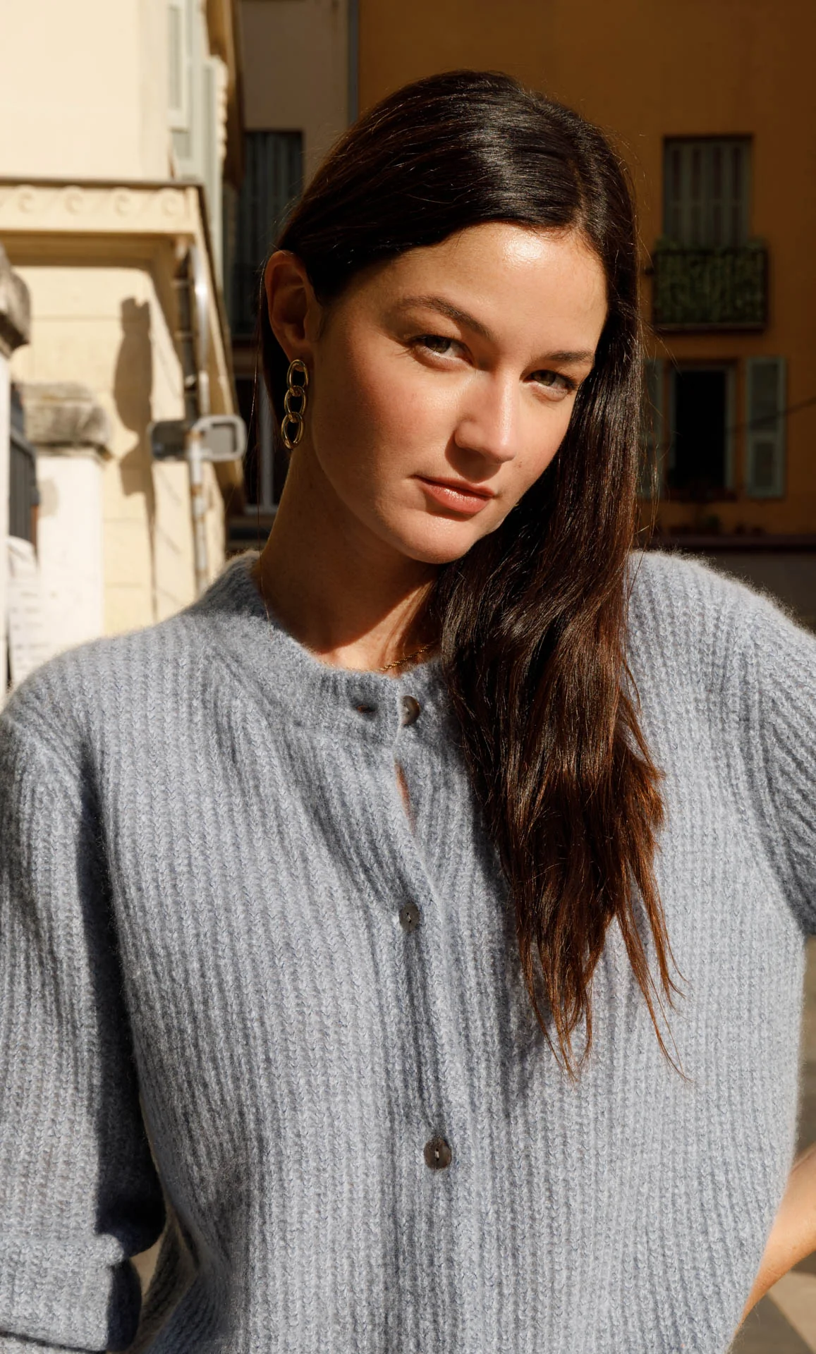 Bianca Boucle Cashmere Cardigan - Image 20