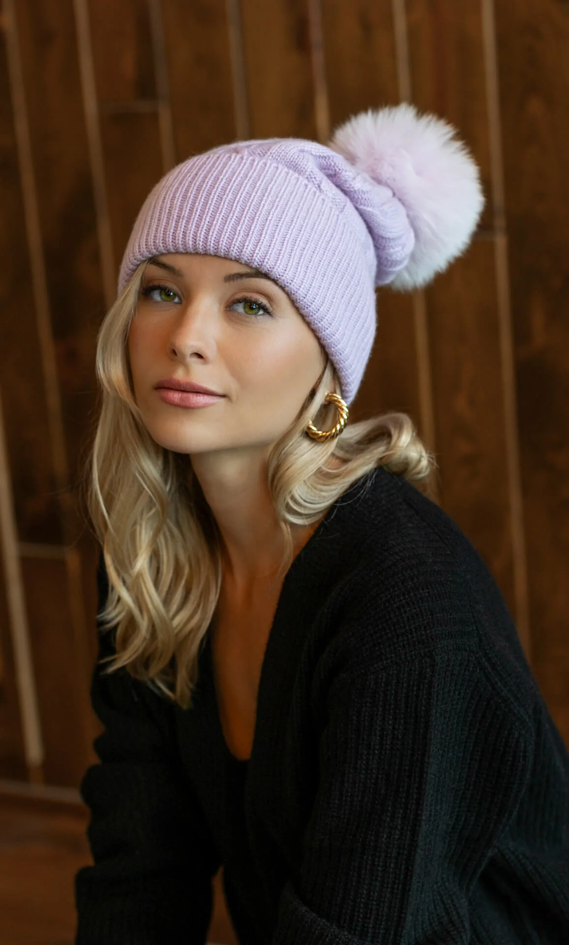 Cable-Knit Cashmere Beanie - Image 11