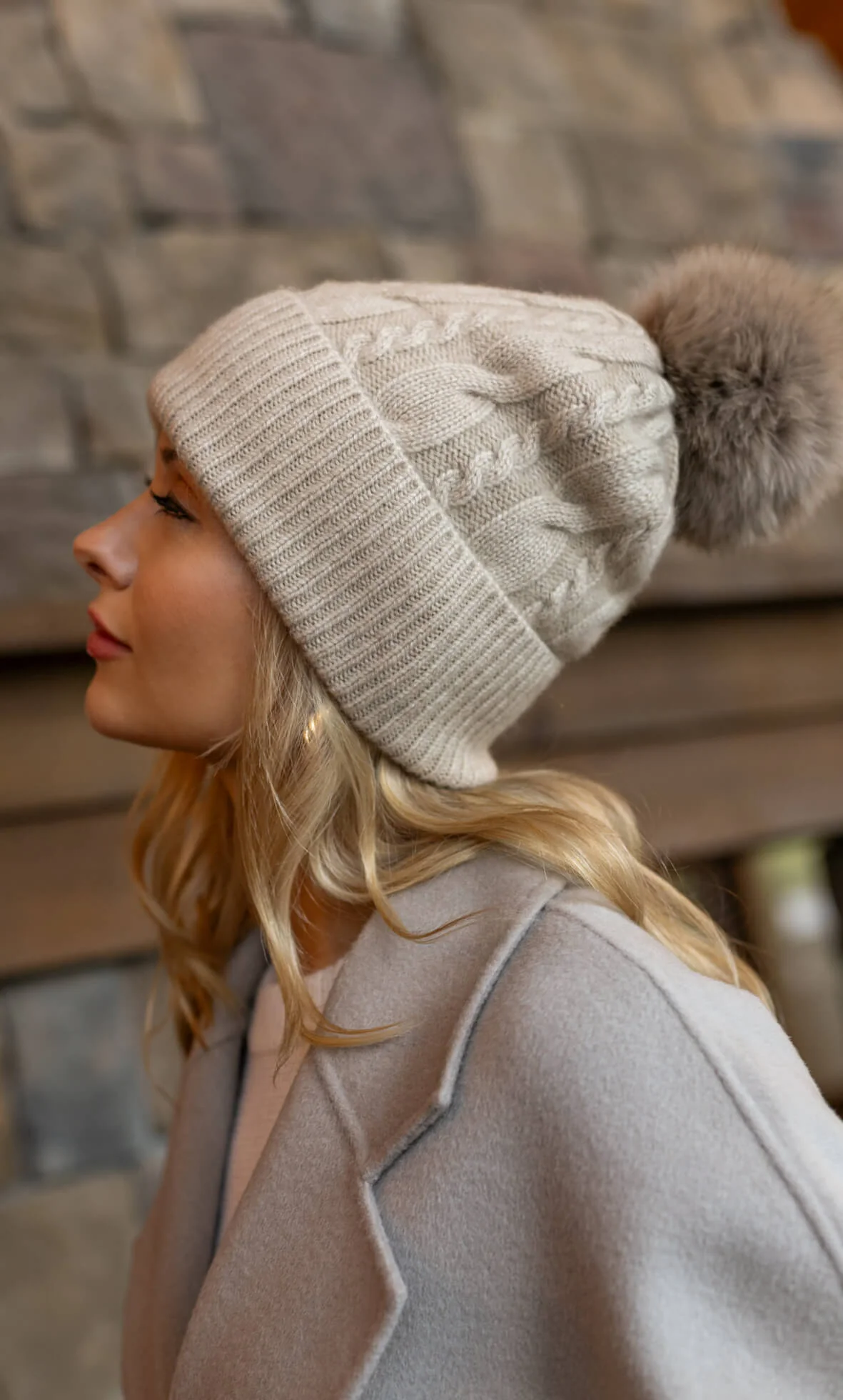 Cable-Knit Cashmere Beanie - Image 32
