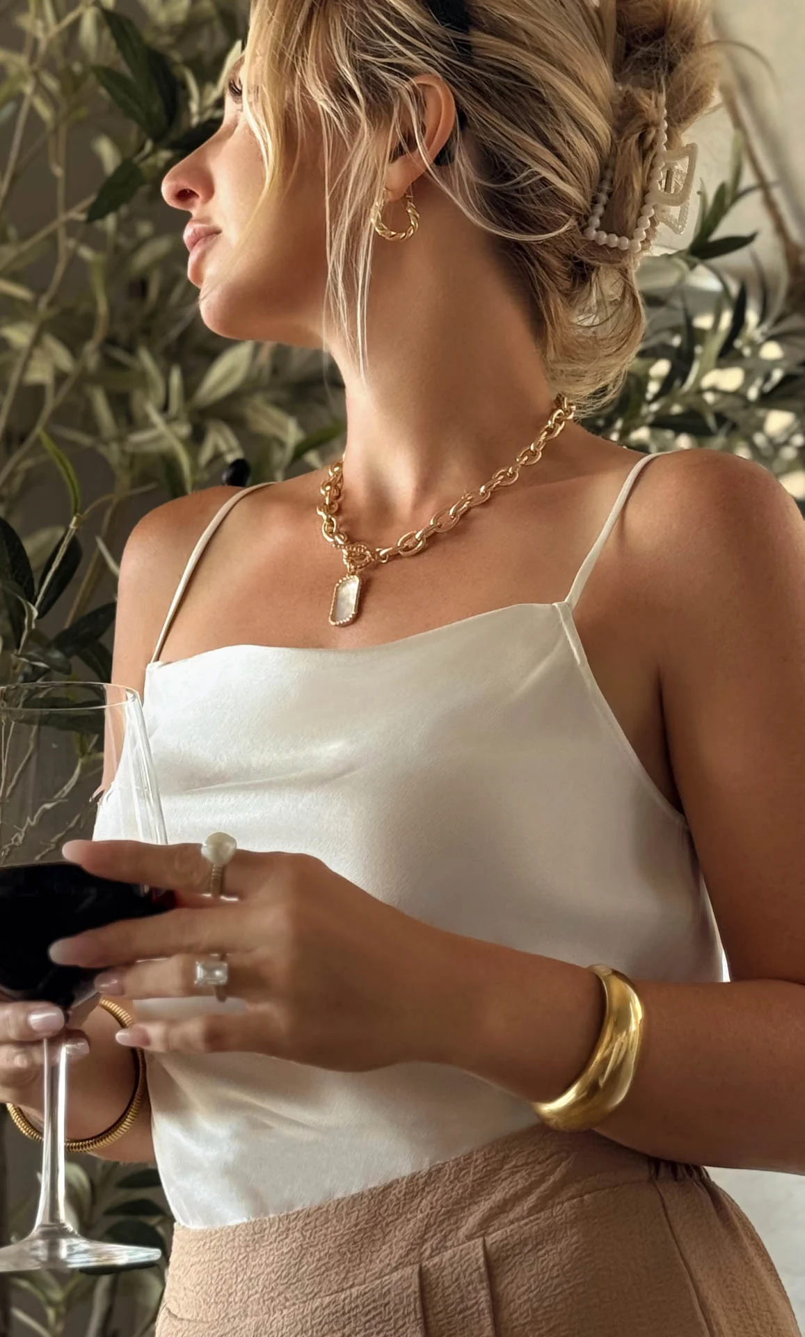 Capri Silk Cami - Image 8