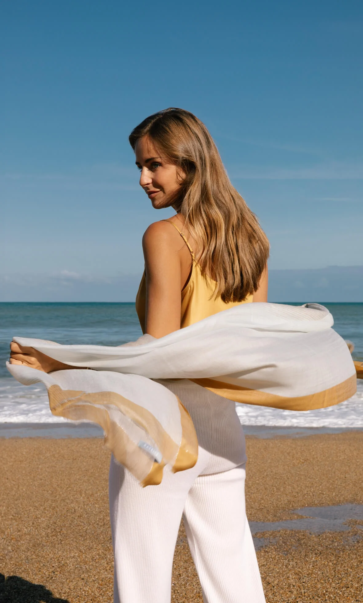 Aria Cashmere Wrap Scarf - Image 3