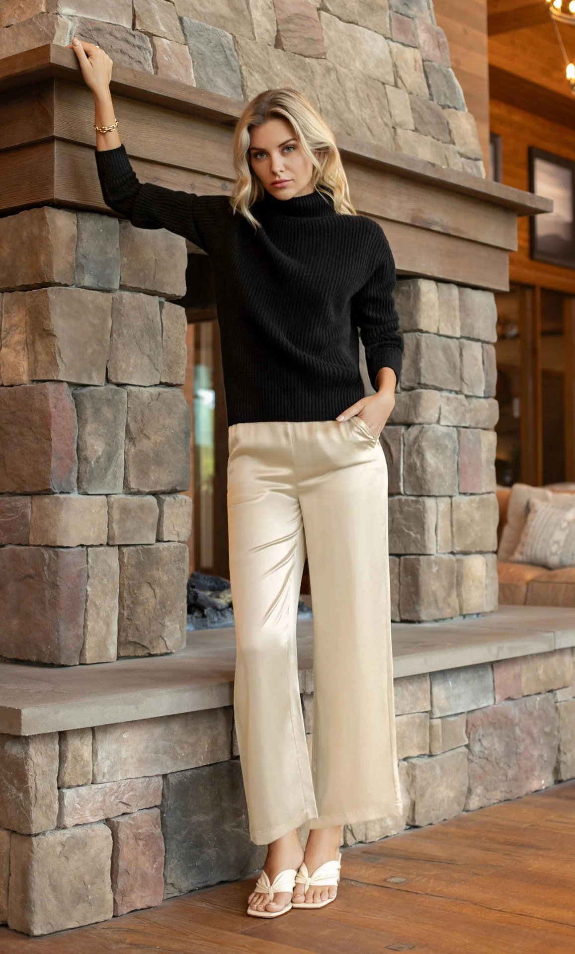 Tessa Cashmere Turtleneck Sweater - Image 21