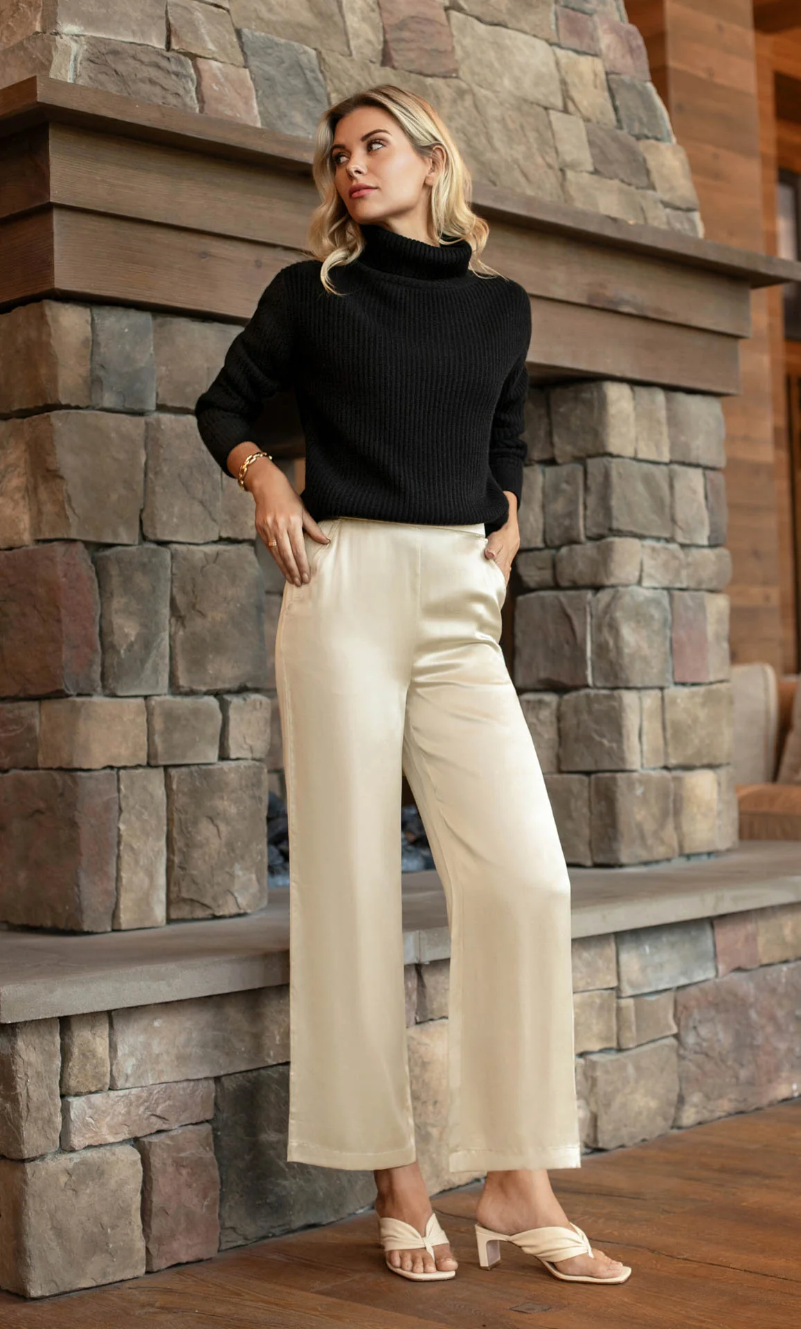 Tessa Cashmere Turtleneck Sweater - Image 23