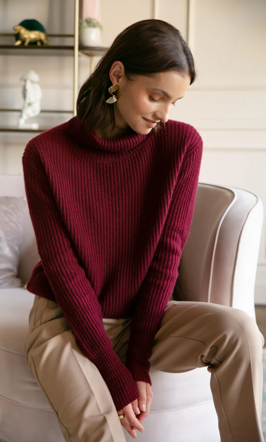 Tessa Cashmere Turtleneck Sweater - Image 27