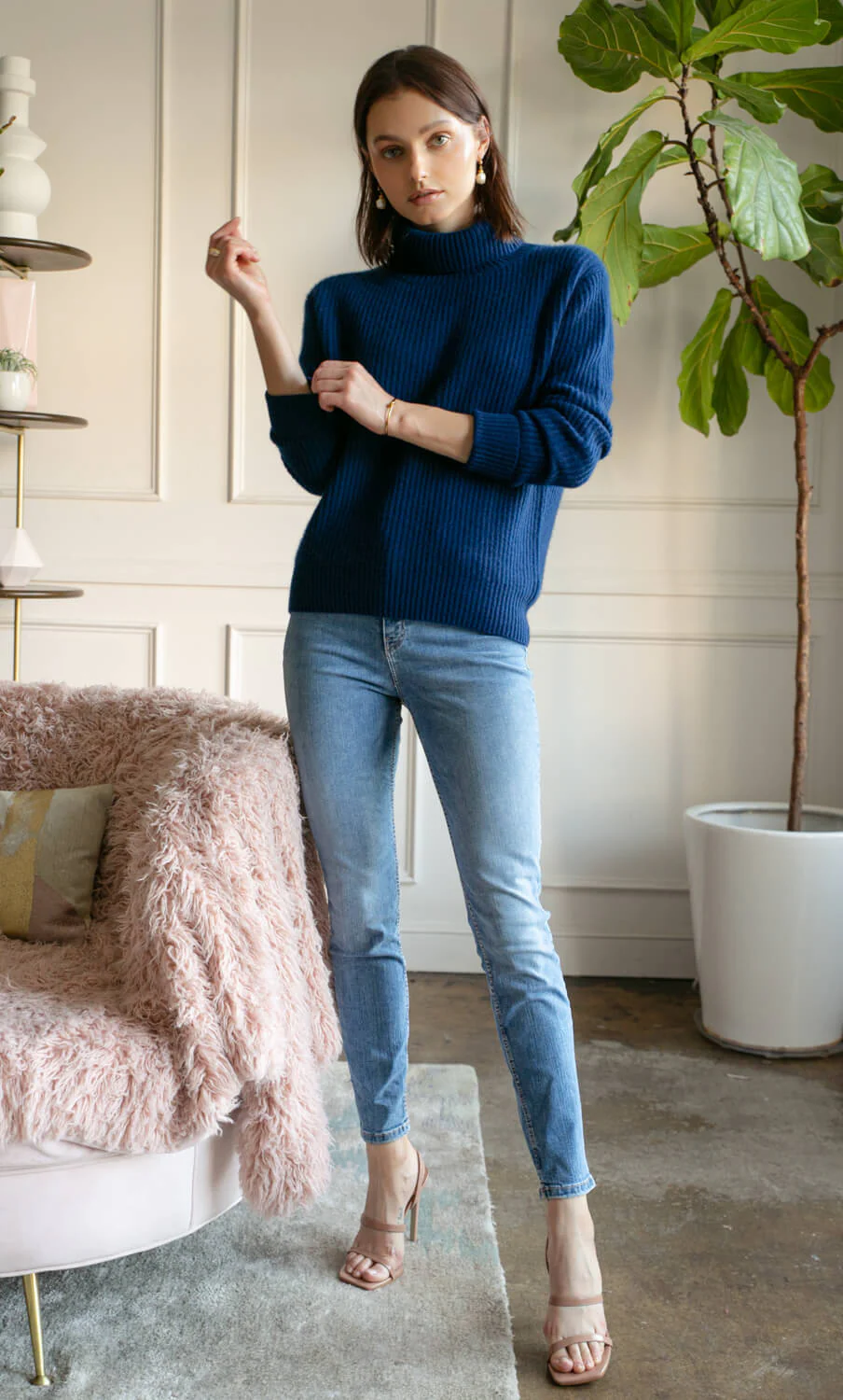 Tessa Cashmere Turtleneck Sweater - Image 46
