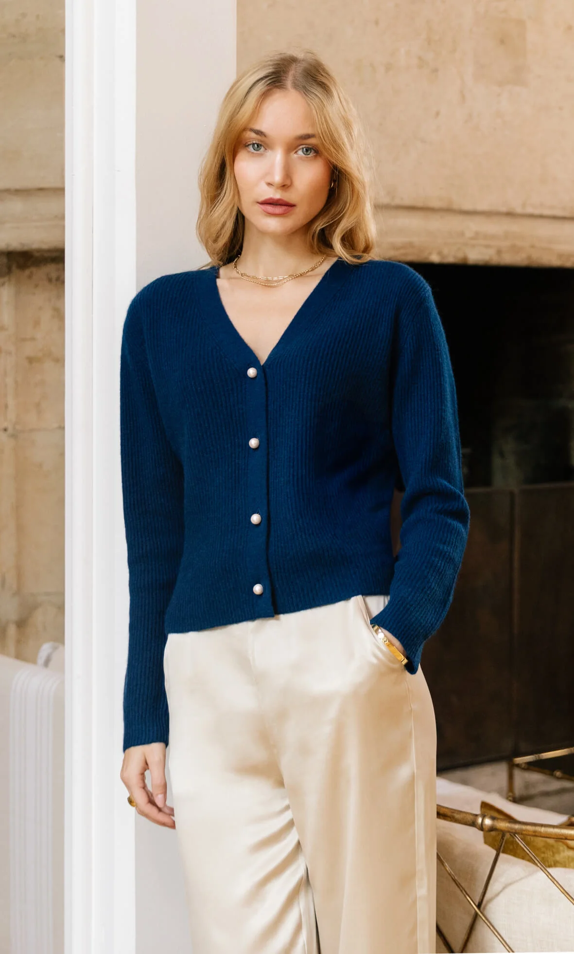 Valentina Luxe Cashmere Cardigan - Image 55