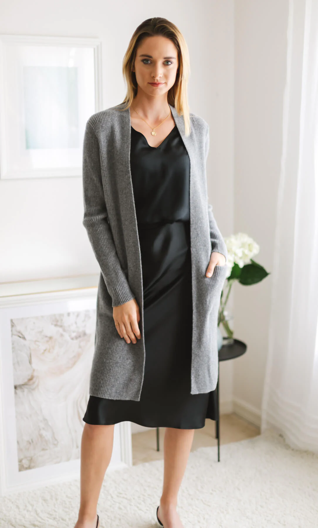 Winslet Cashmere Cardigan Coat - Image 20