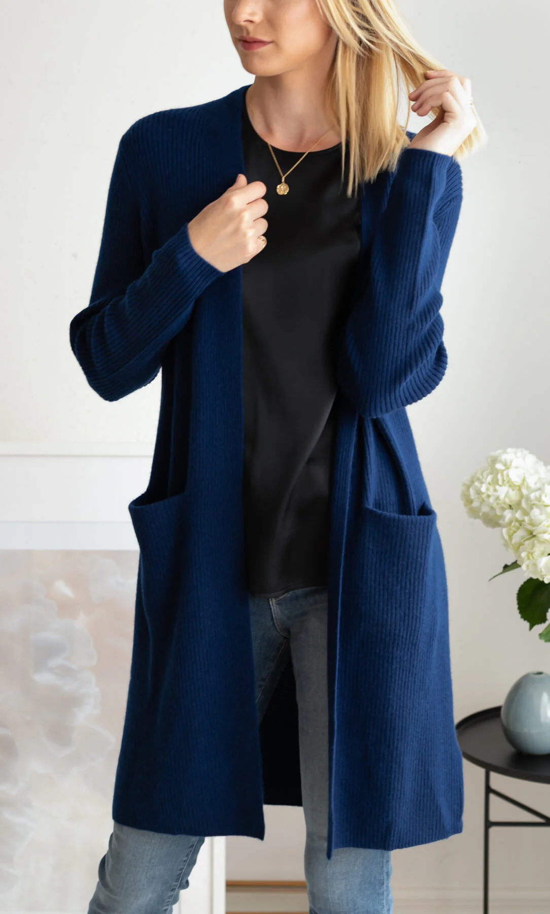 Winslet Cashmere Cardigan Coat - Image 40
