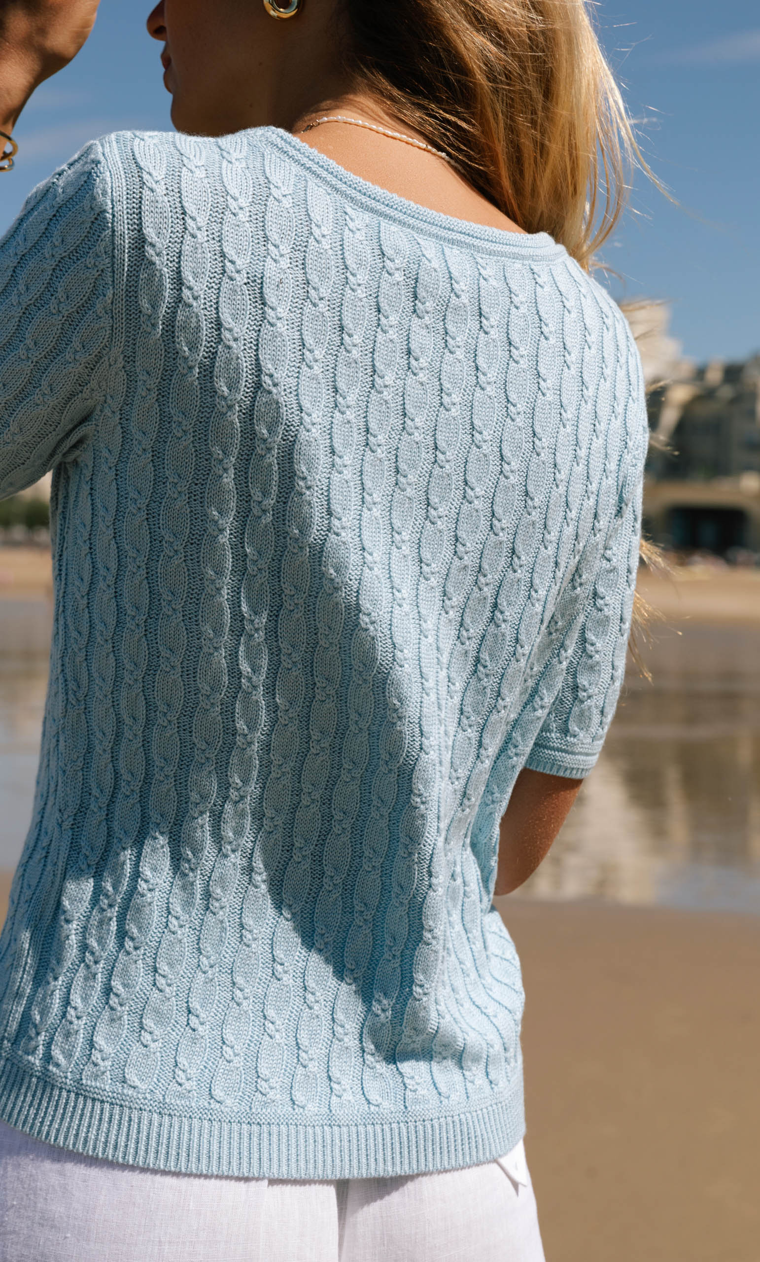 Cassandra Cable Sweater - Silk & Cashmere - Image 12