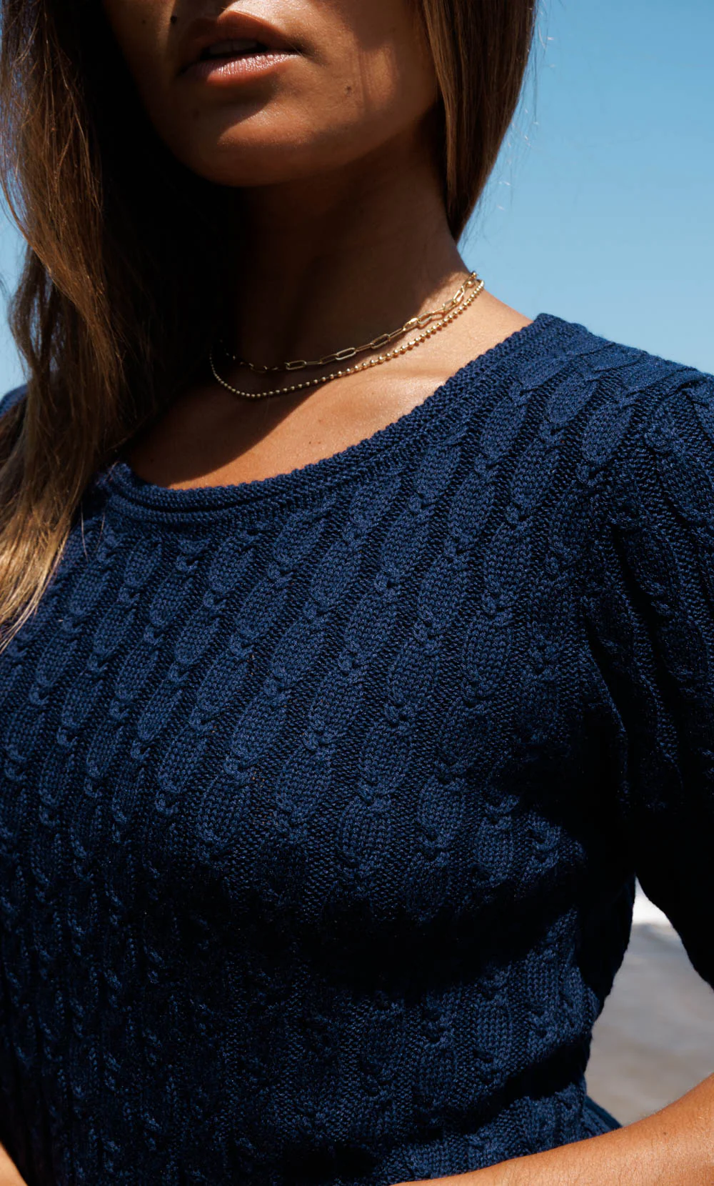 Cassandra Cable Sweater - Silk & Cashmere - Image 8