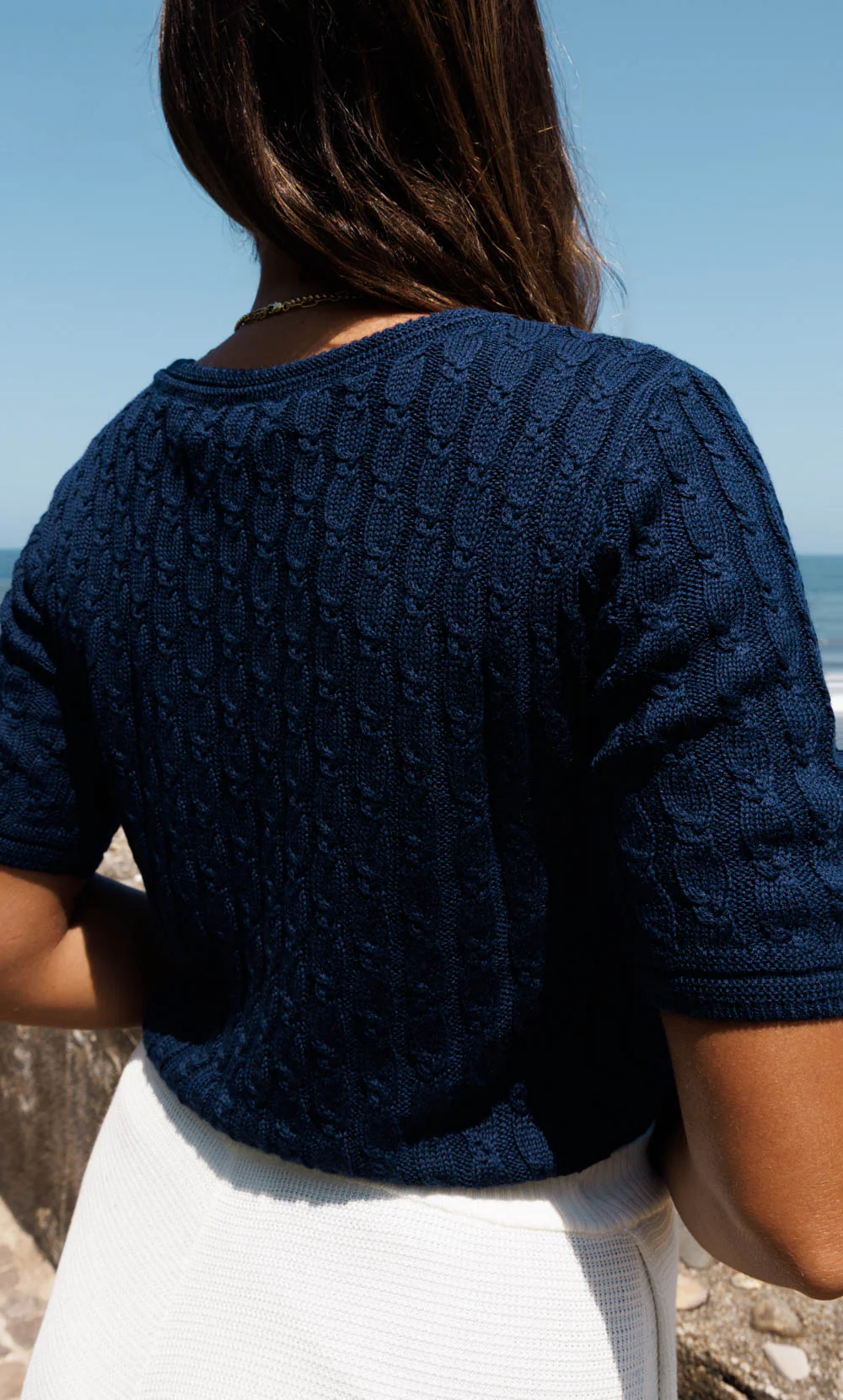 Cassandra Cable Sweater - Silk & Cashmere - Image 9