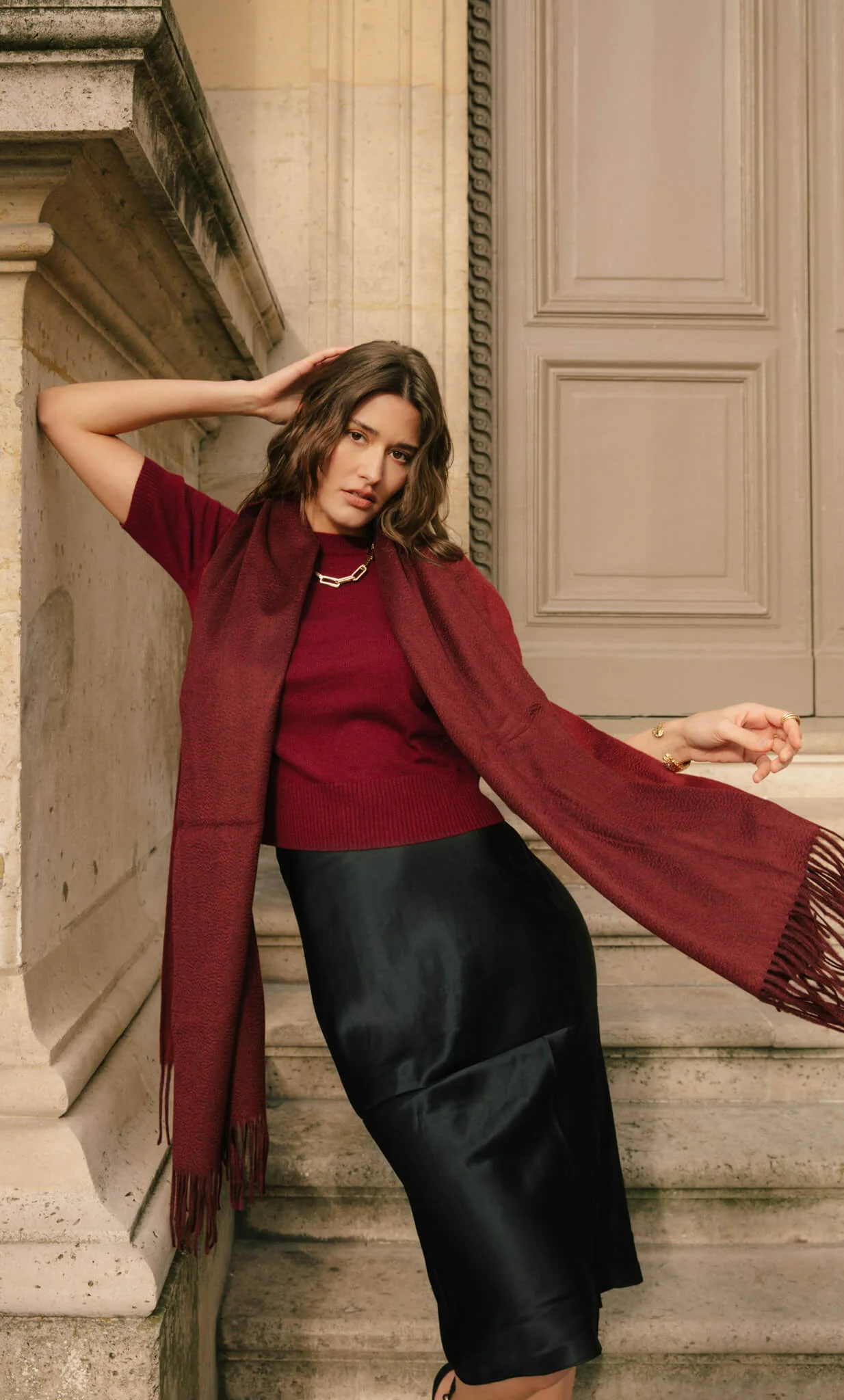 Celeste Luxe Cashmere Scarf - Image 7