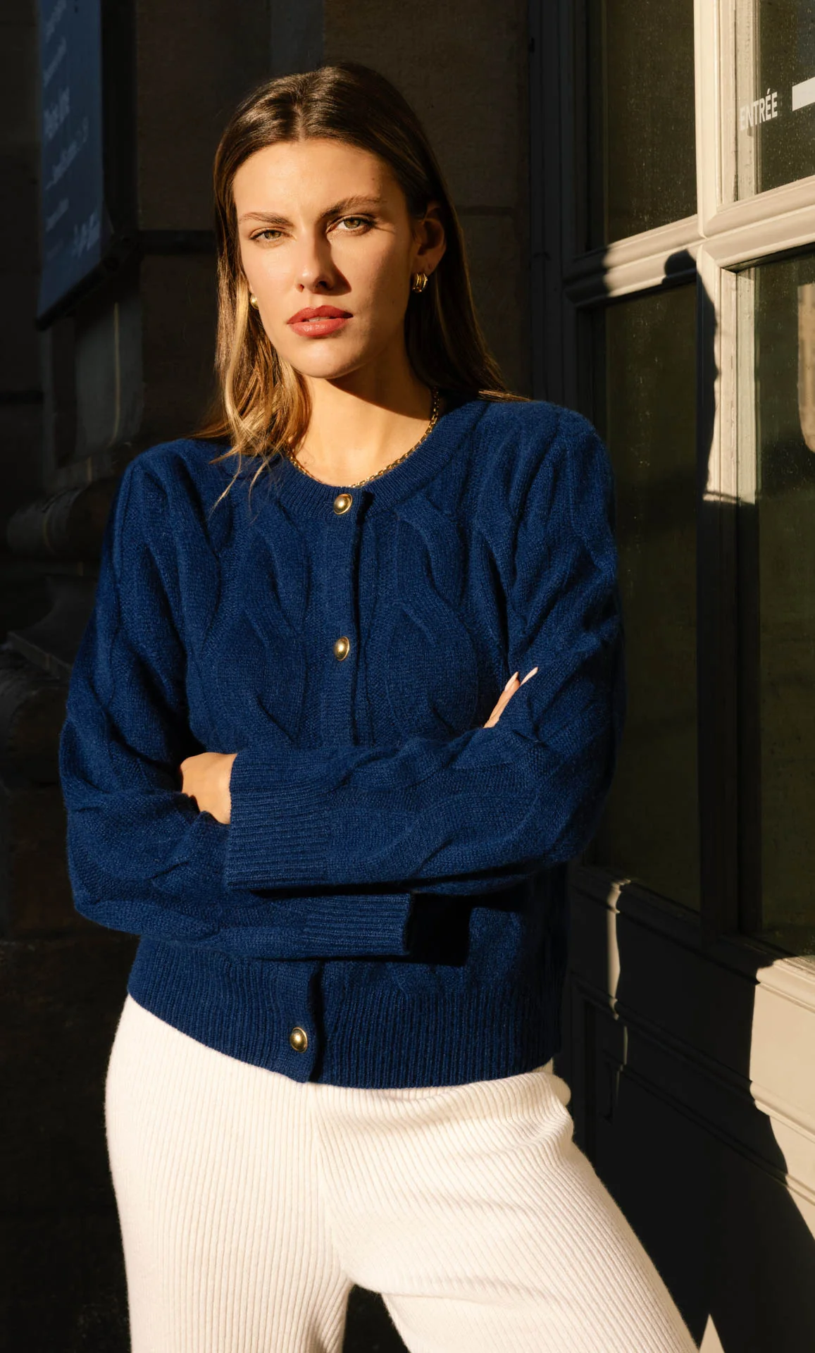 Chamonix Cable Cashmere Cardigan - Image 38