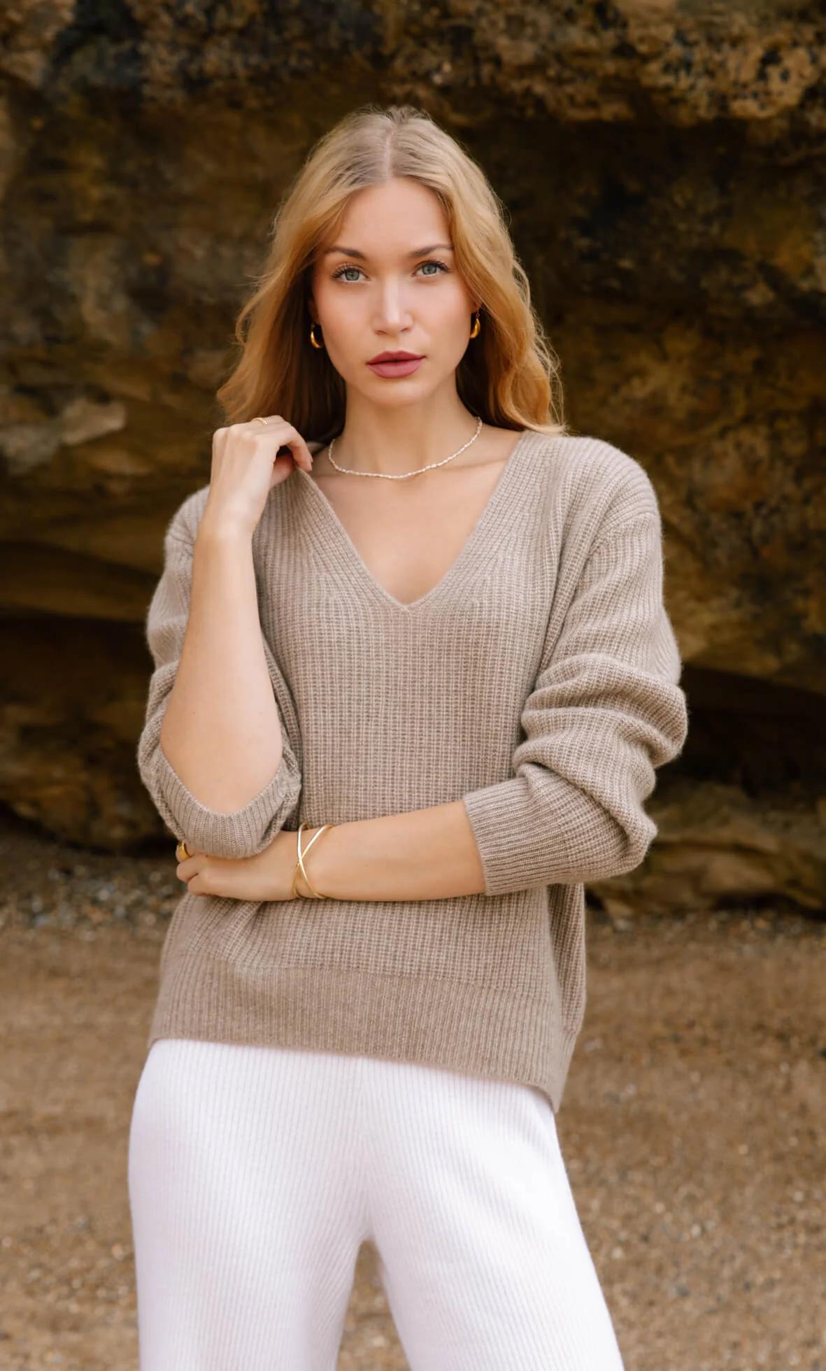 Como Cashmere Fisherman Sweater - Image 23
