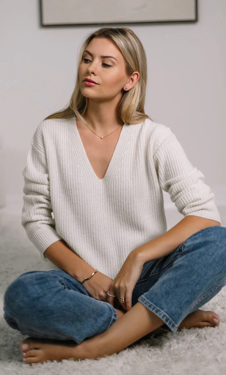 Como Cashmere Fisherman Sweater - Image 4