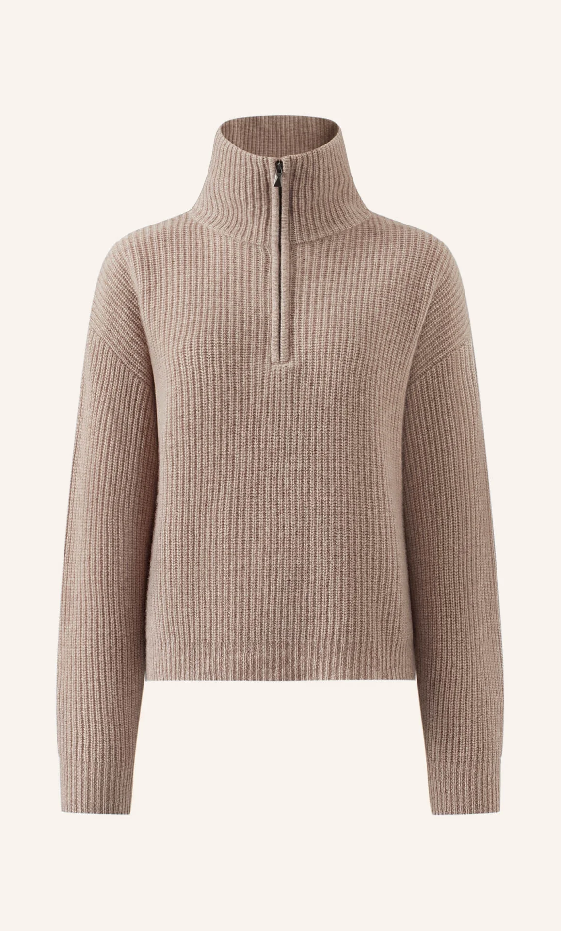 Cortina Cashmere Half-Zip Sweater - Image 2