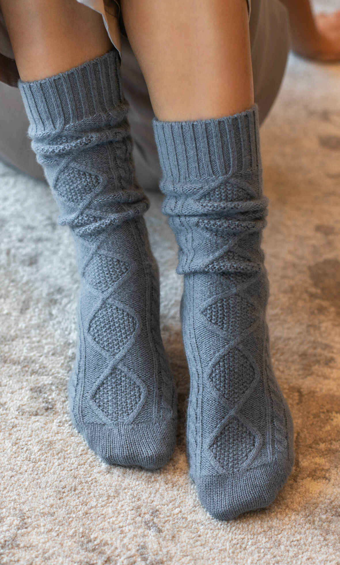 Diamond Cashmere Socks - Image 11
