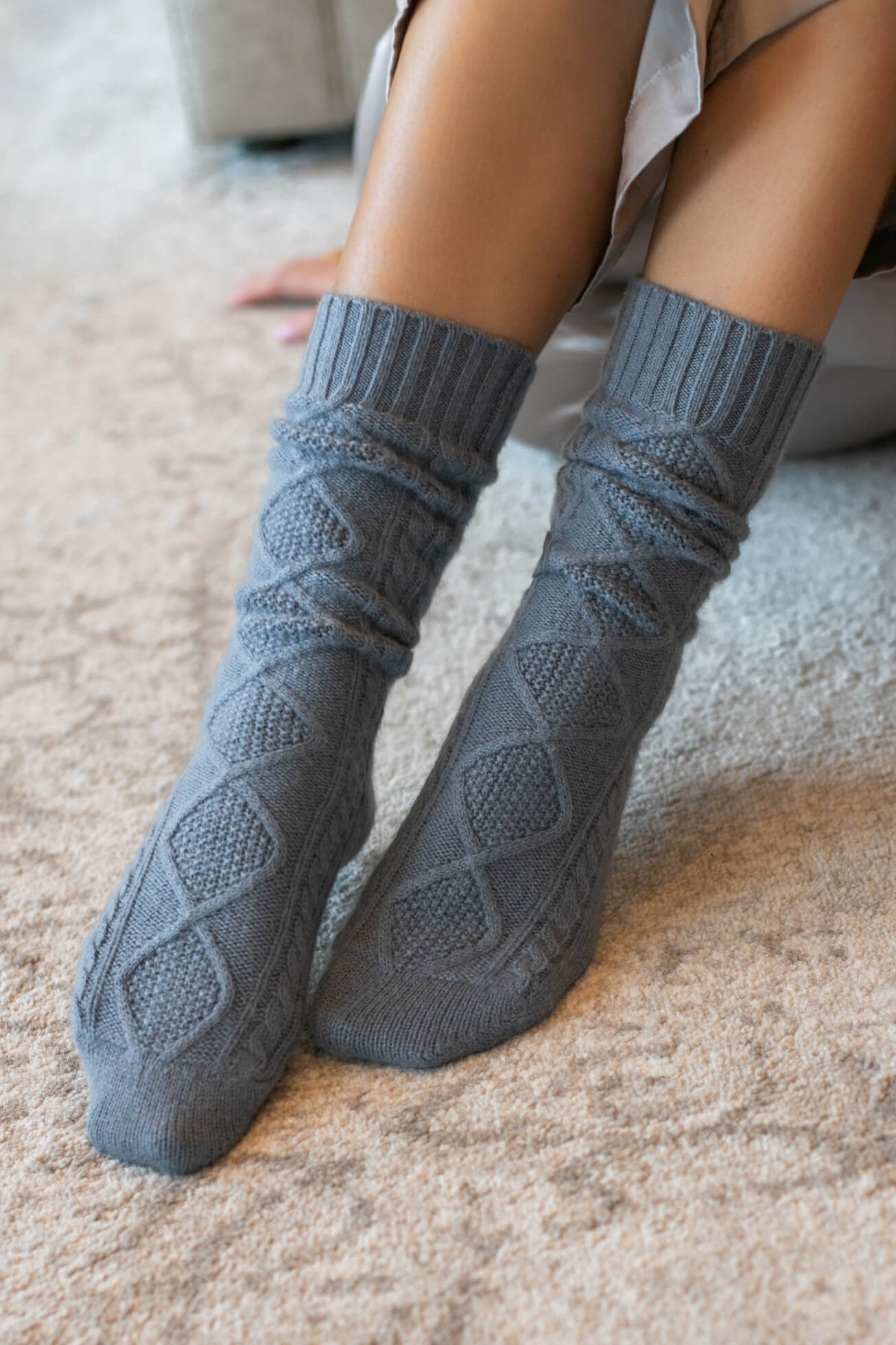 Diamond Cashmere Socks - Image 12