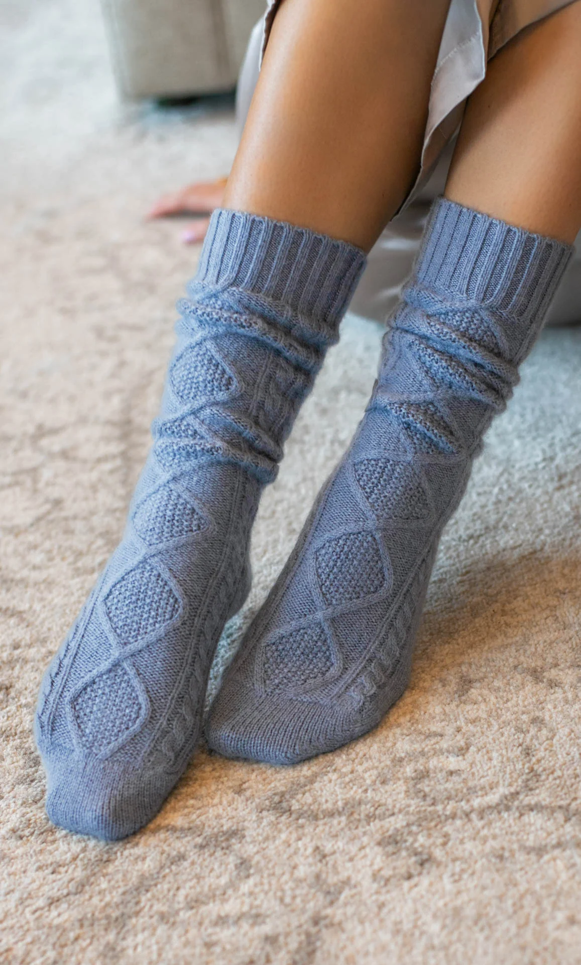 Diamond Cashmere Socks - Image 15