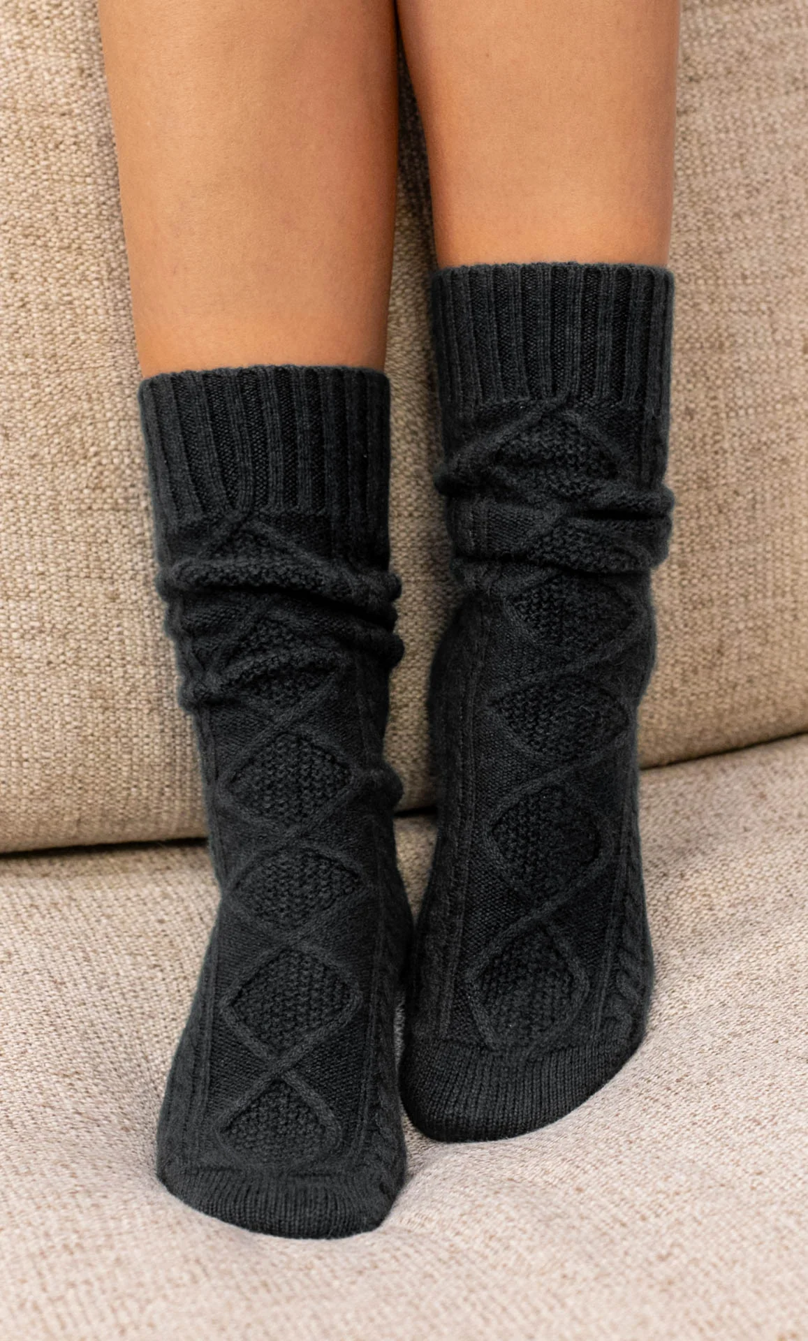 Diamond Cashmere Socks - Image 20