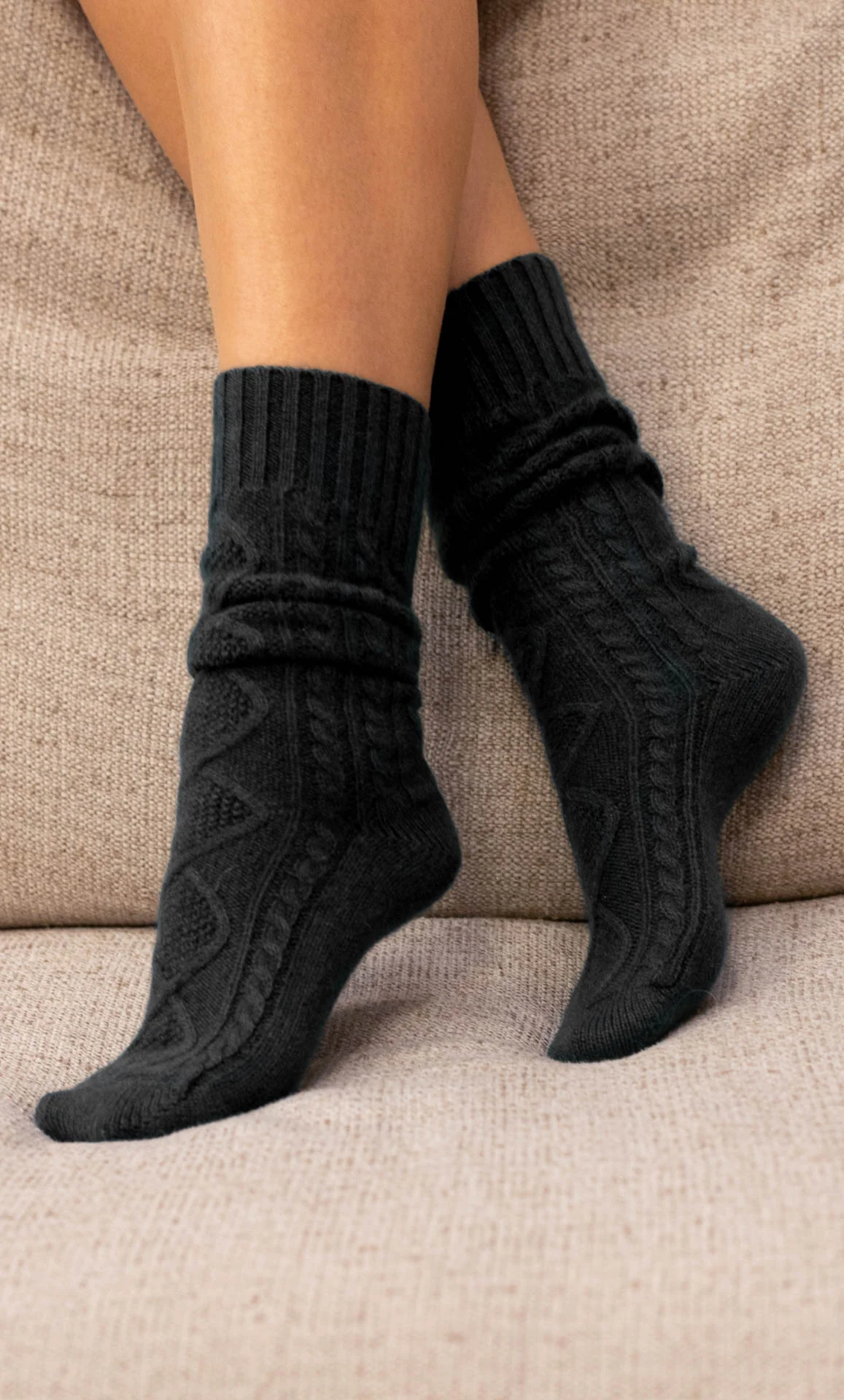 Diamond Cashmere Socks - Image 21
