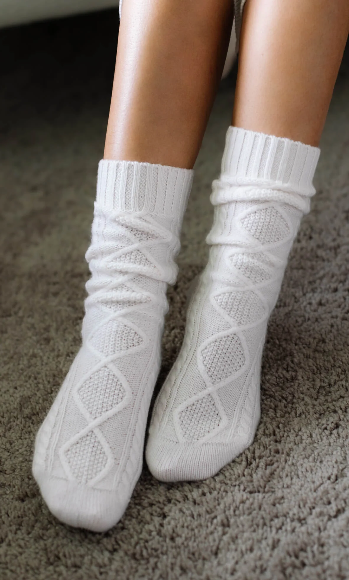 Diamond Cashmere Socks - Image 23