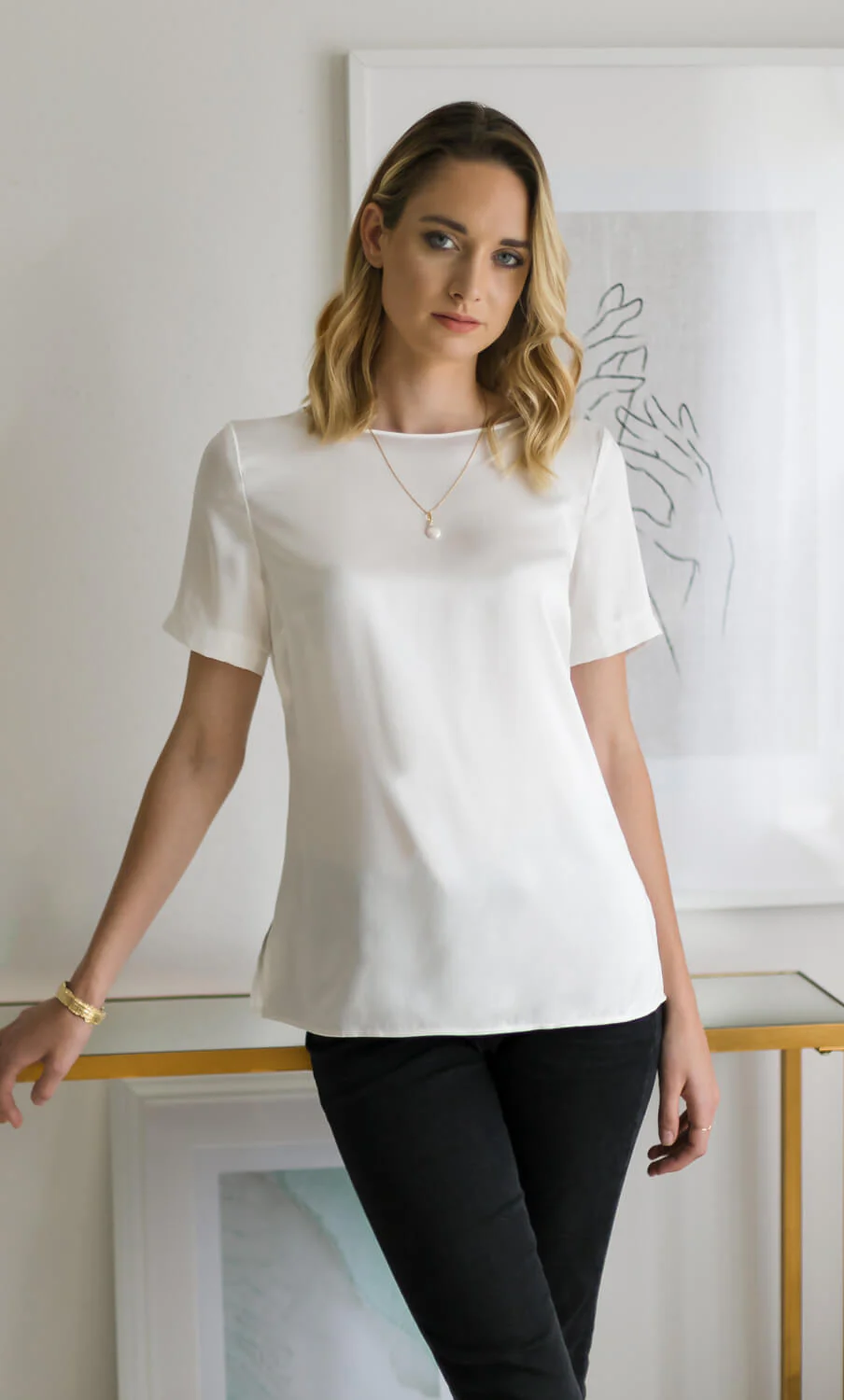 Emilia Silk Blouse - Image 6