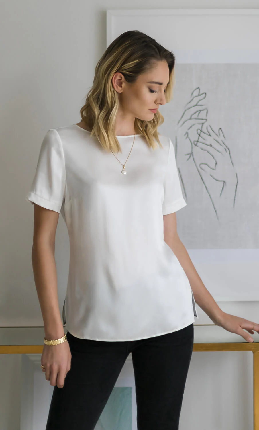 Emilia Silk Blouse - Image 7