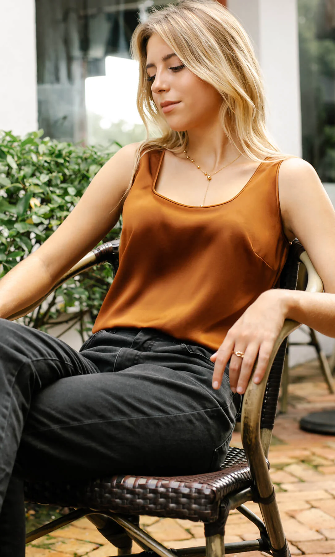 Fiora Silk Tank - Image 16
