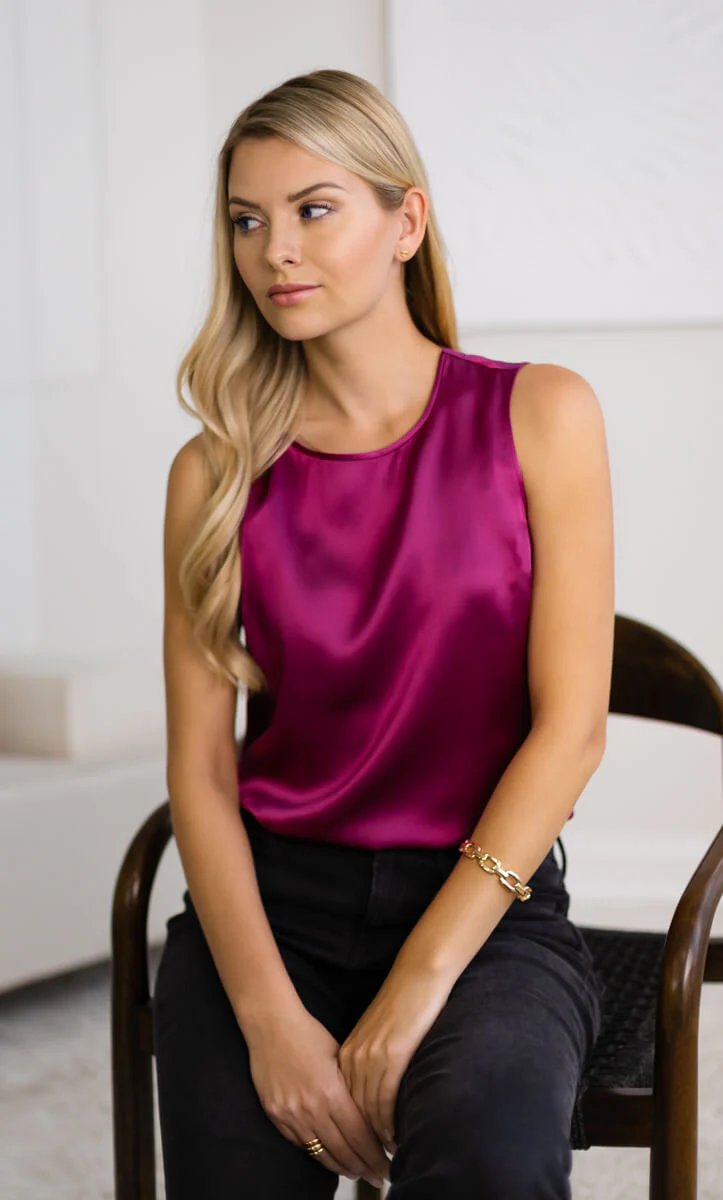 Giada Silk Shell Tank - Image 21