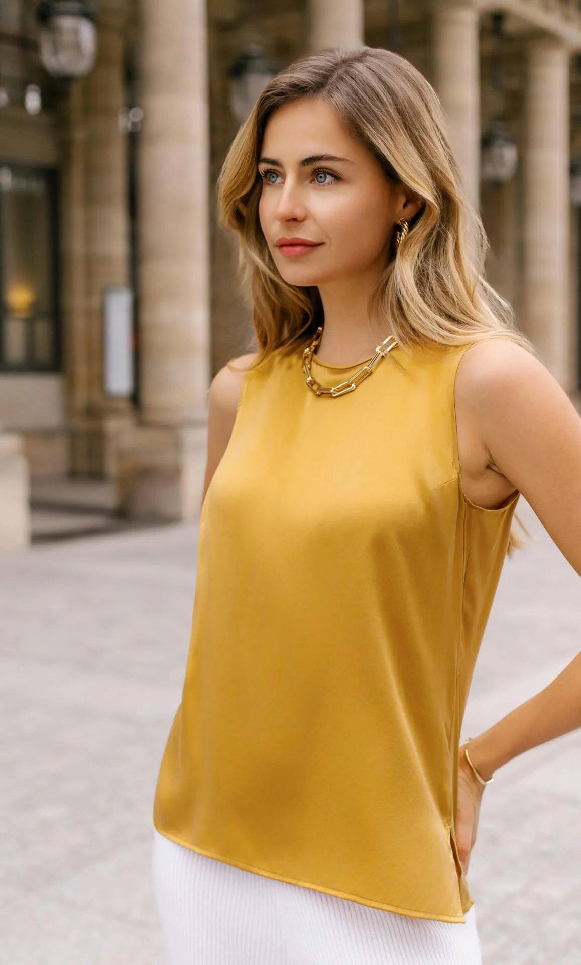 Giada Silk Shell Tank - Image 34
