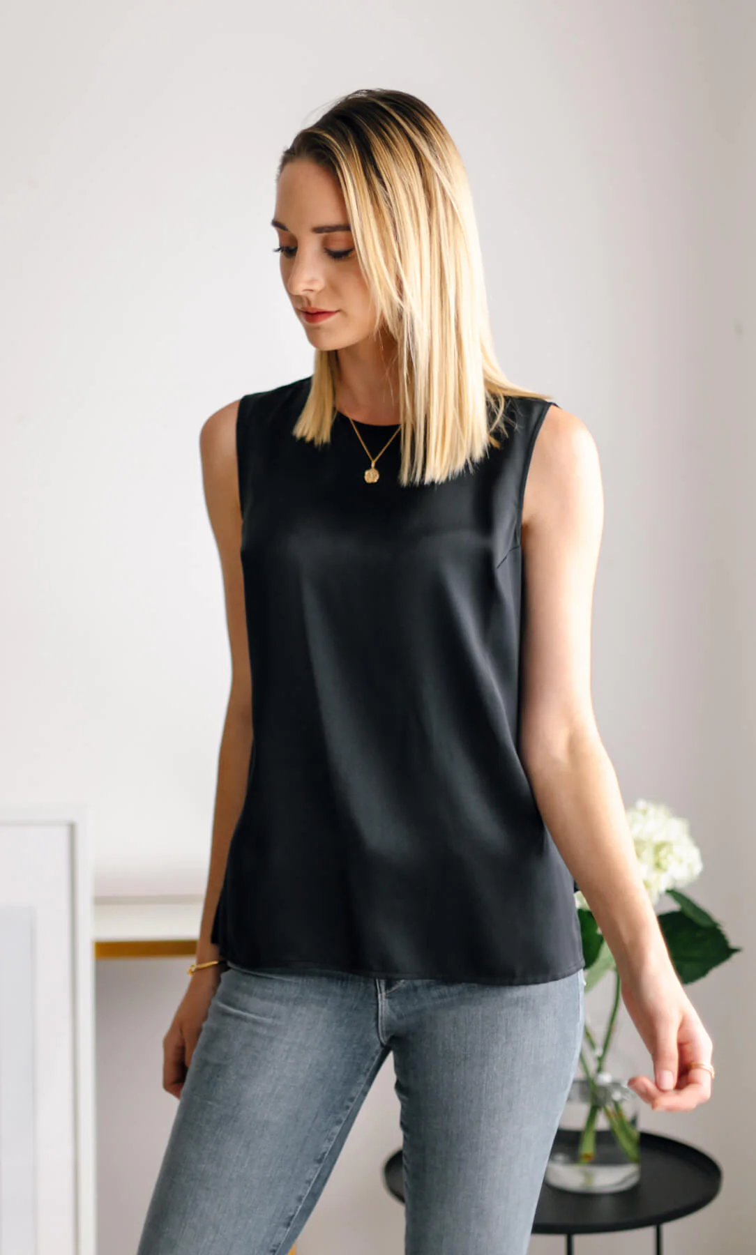 Giada Silk Shell Tank - Image 4