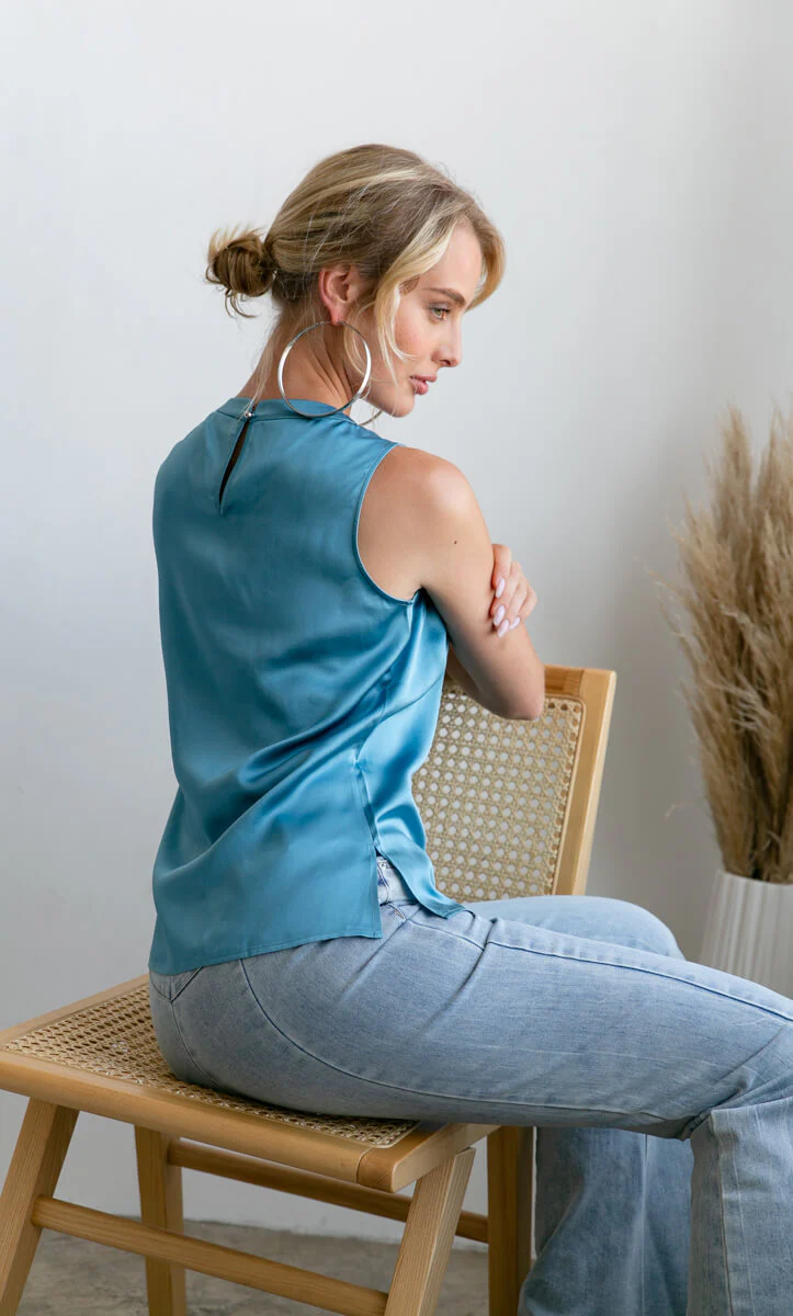 Giada Silk Shell Tank - Image 53