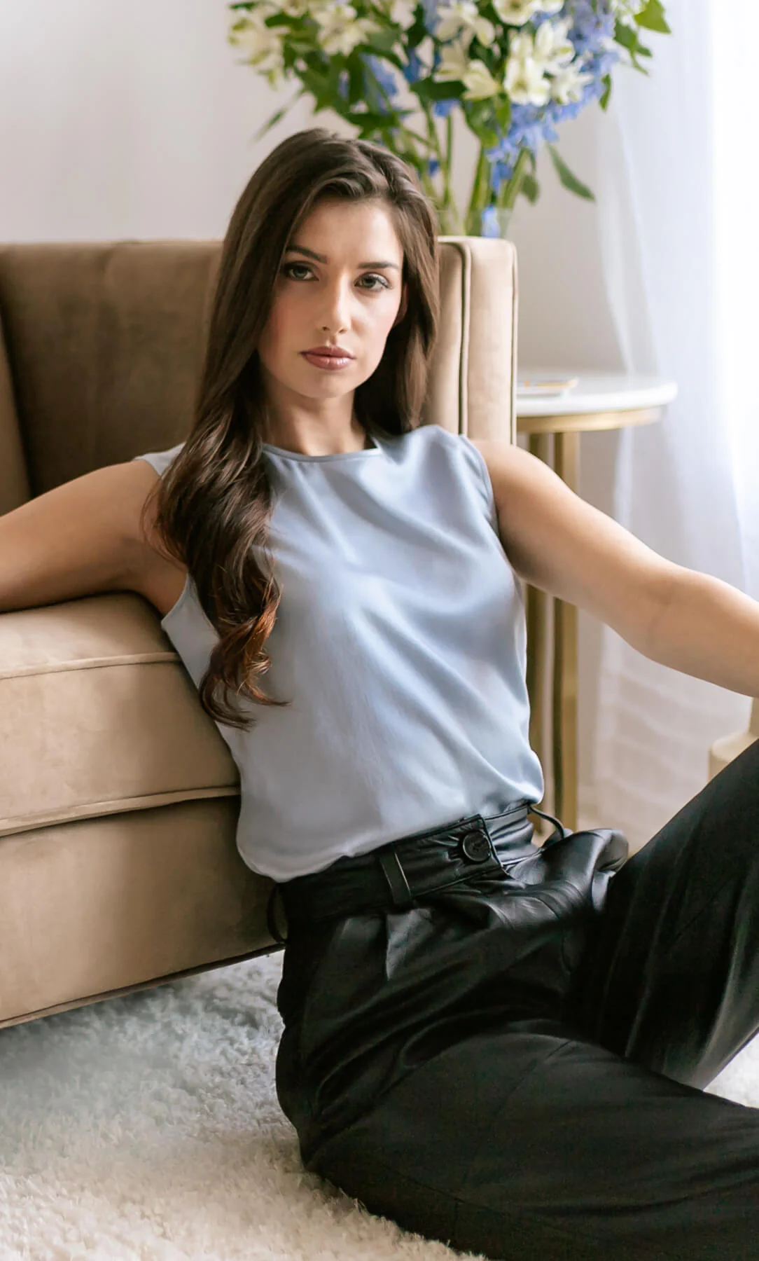 Giada Silk Shell Tank - Image 61