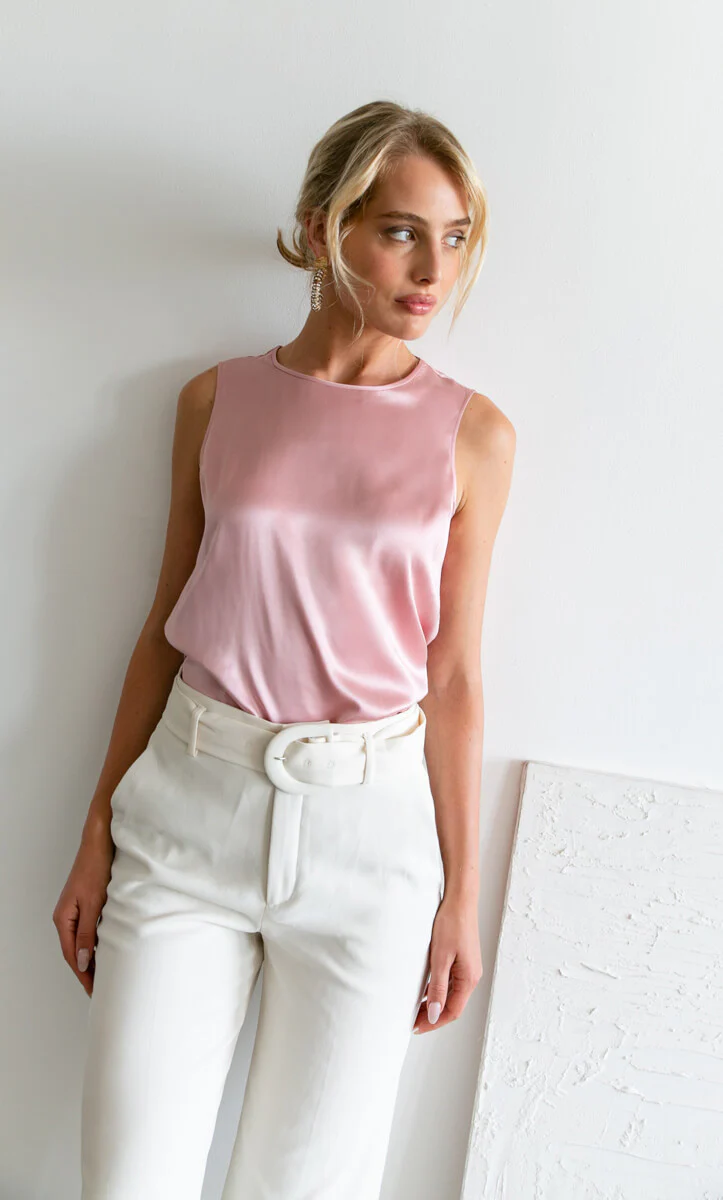 Giada Silk Shell Tank - Image 67