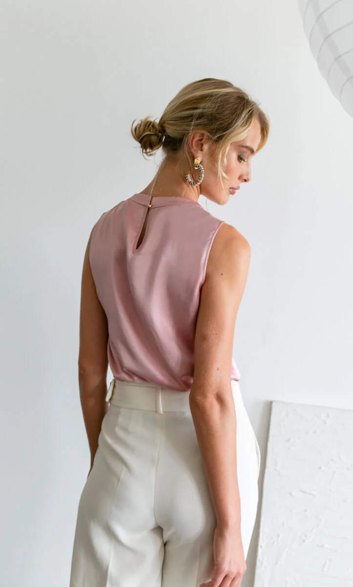 Giada Silk Shell Tank - Image 68