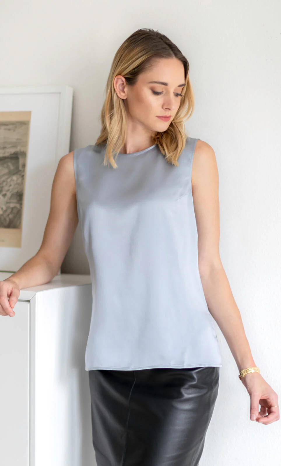 Giada Tank and Alessa Skirt Silk Set - Image 4