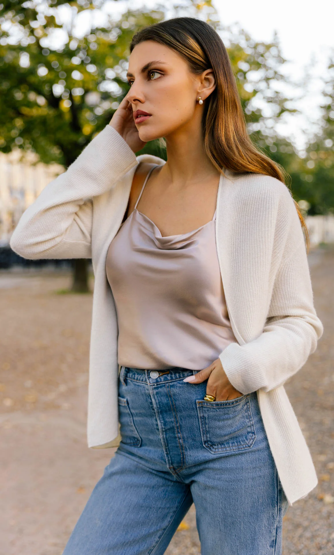 Jolie Wrap Cardigan - Cashmere & Silk - Image 14
