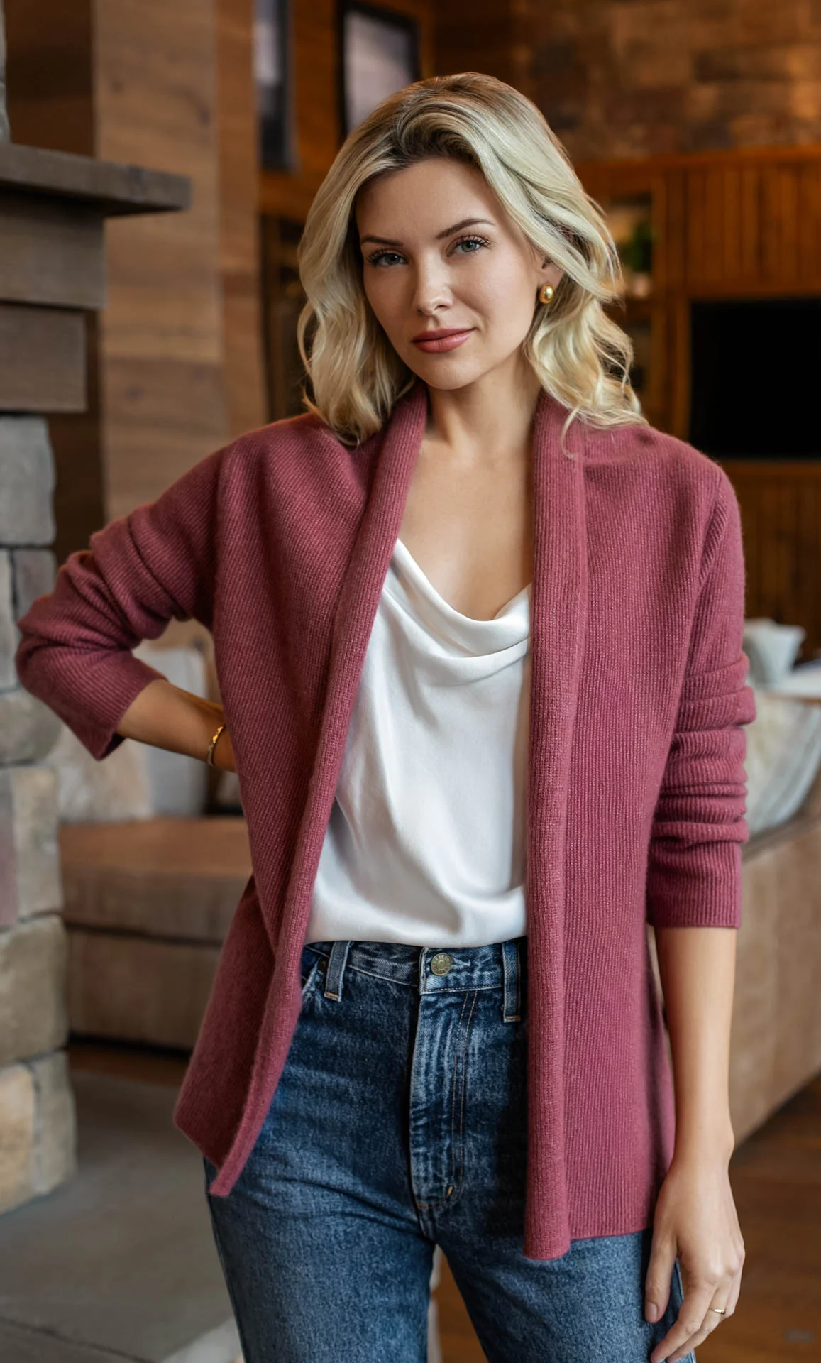 Jolie Wrap Cardigan - Cashmere & Silk - Image 18