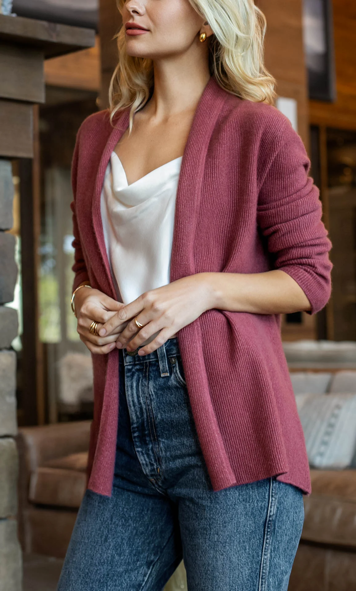Jolie Wrap Cardigan - Cashmere & Silk - Image 19