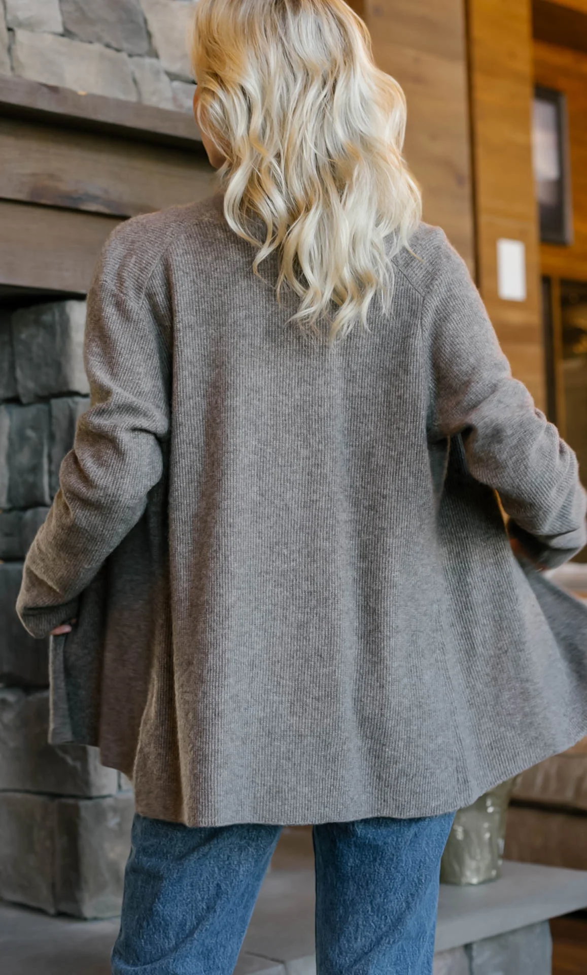 Jolie Wrap Cardigan - Cashmere & Silk - Image 7