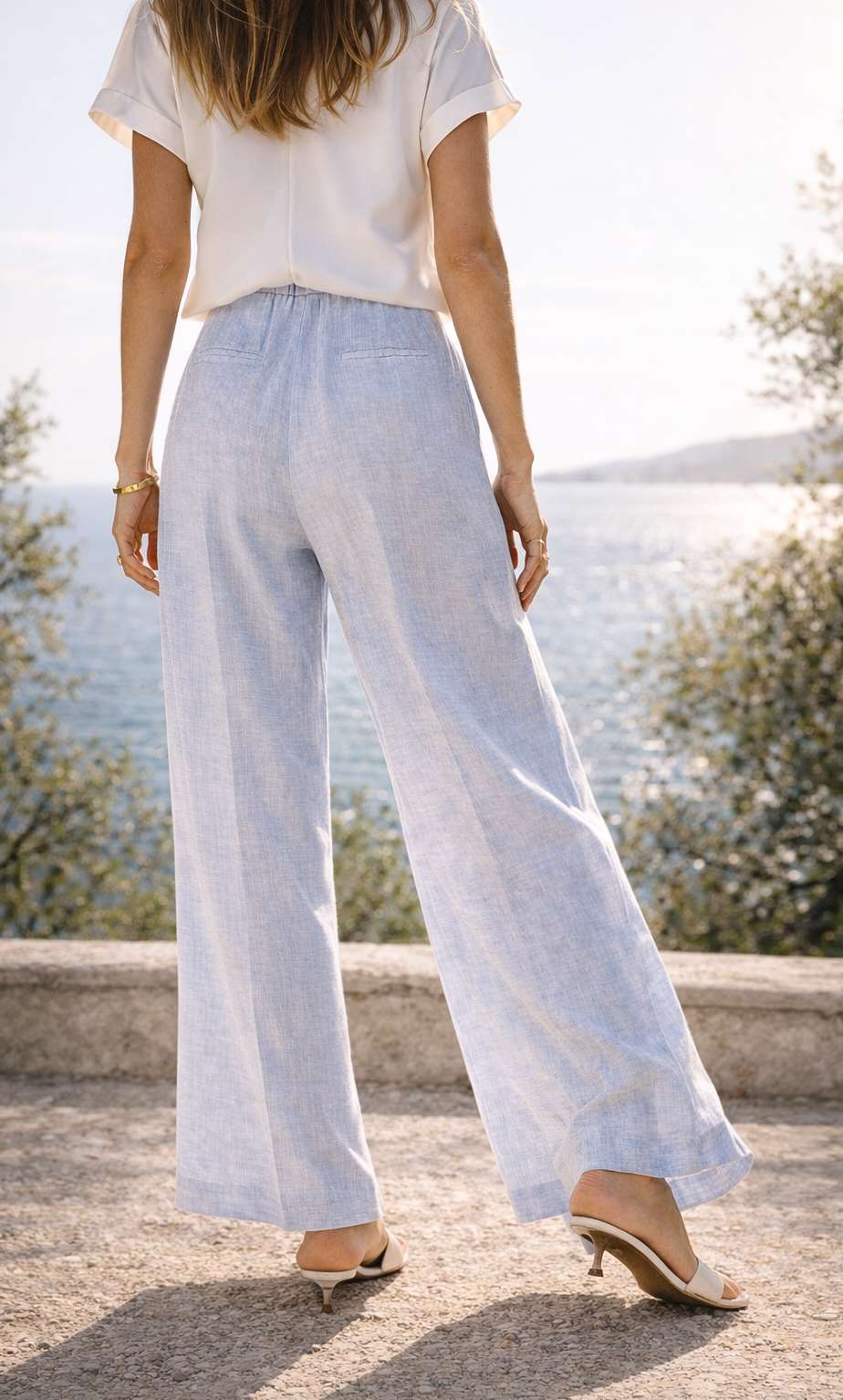 Lina Italian Linen Pants - Image 5