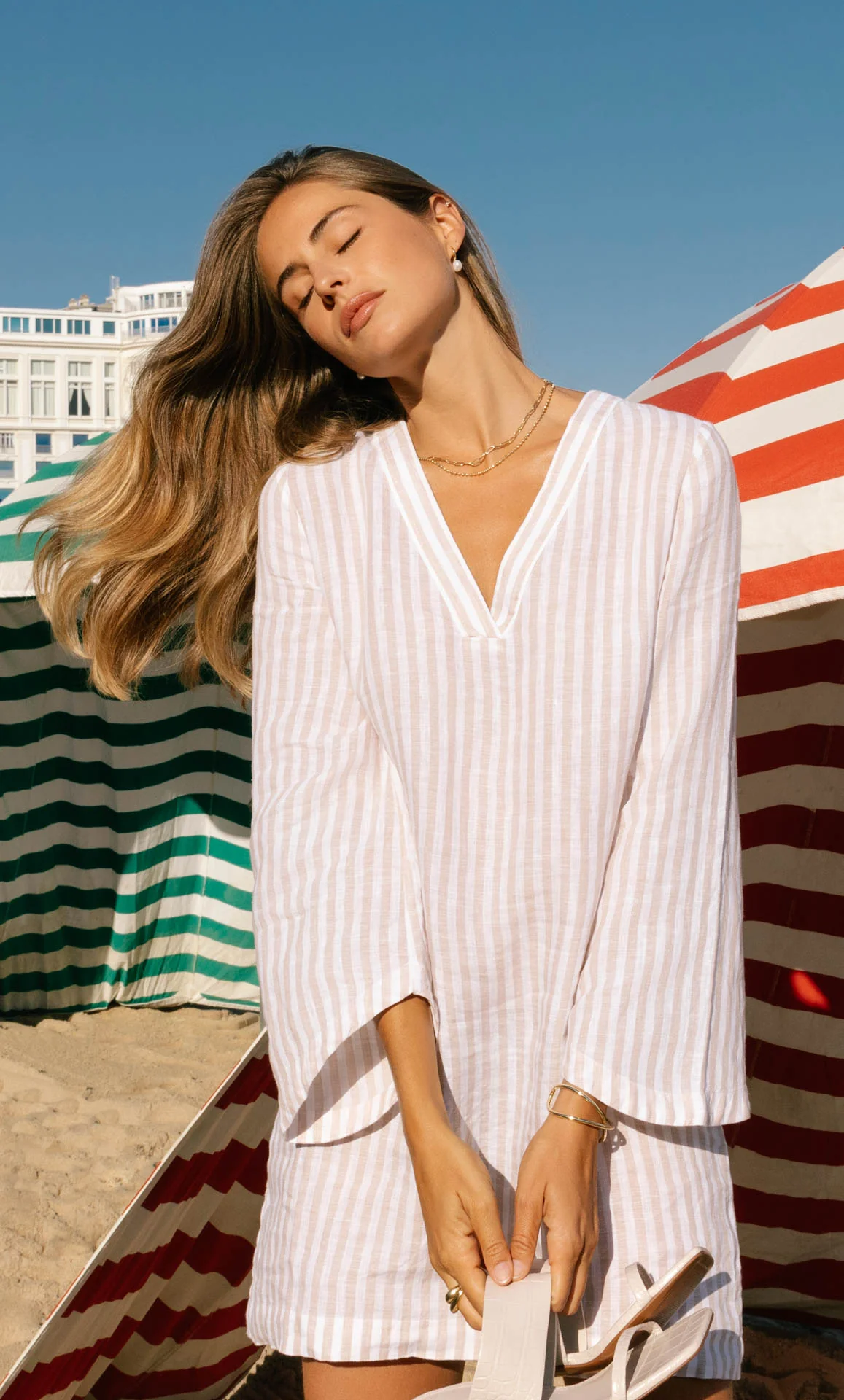 Portofino Linen Dress - Image 16